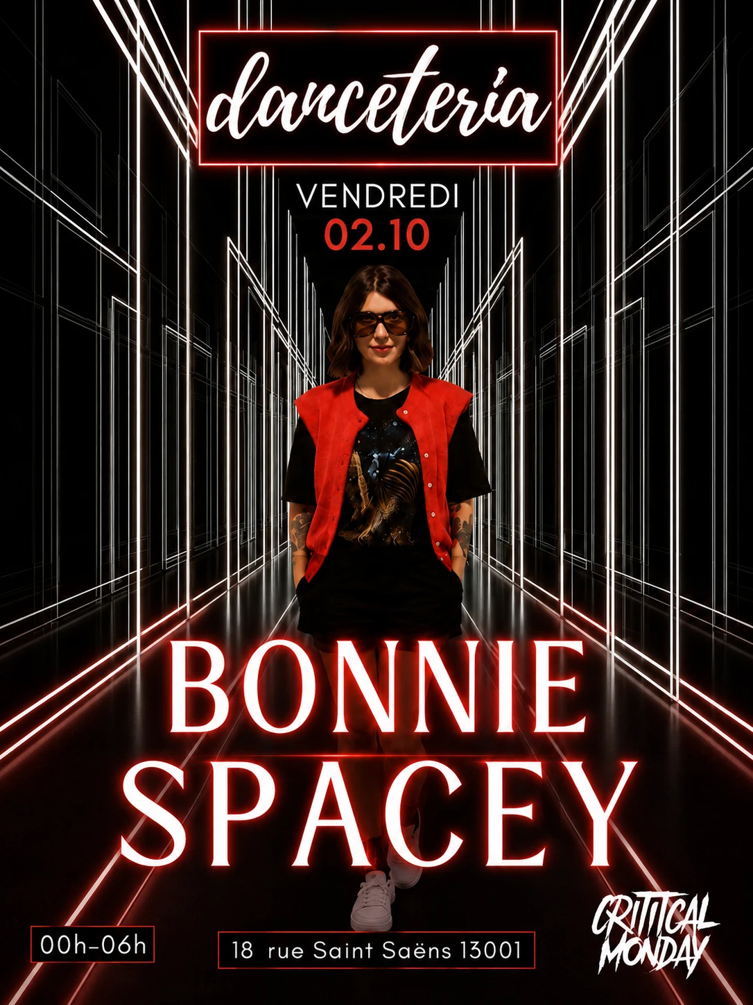 Bonnie Spacey (Critical Monday) @ Danceteria