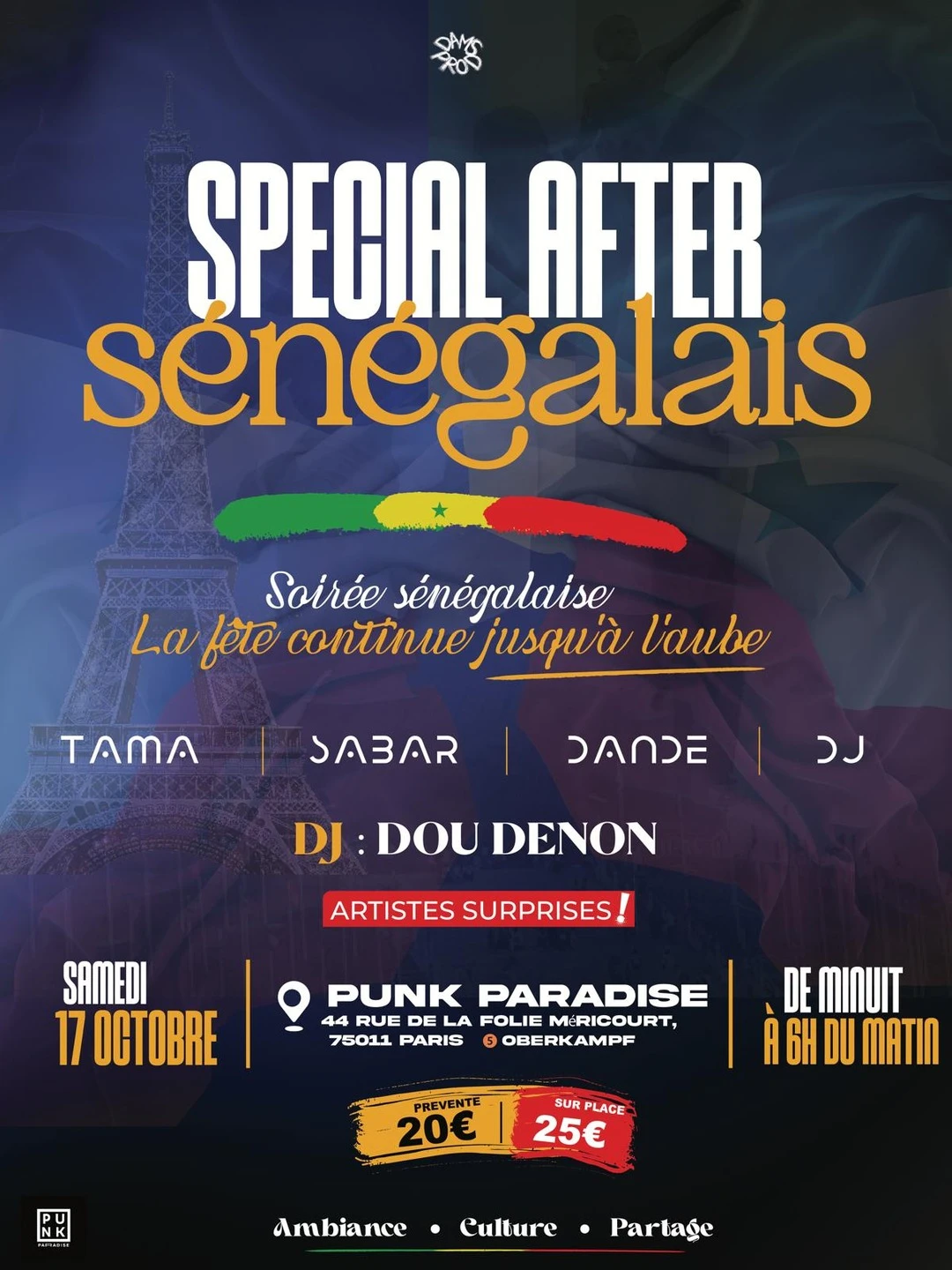 Spécial After Sénégalais Au Punk
