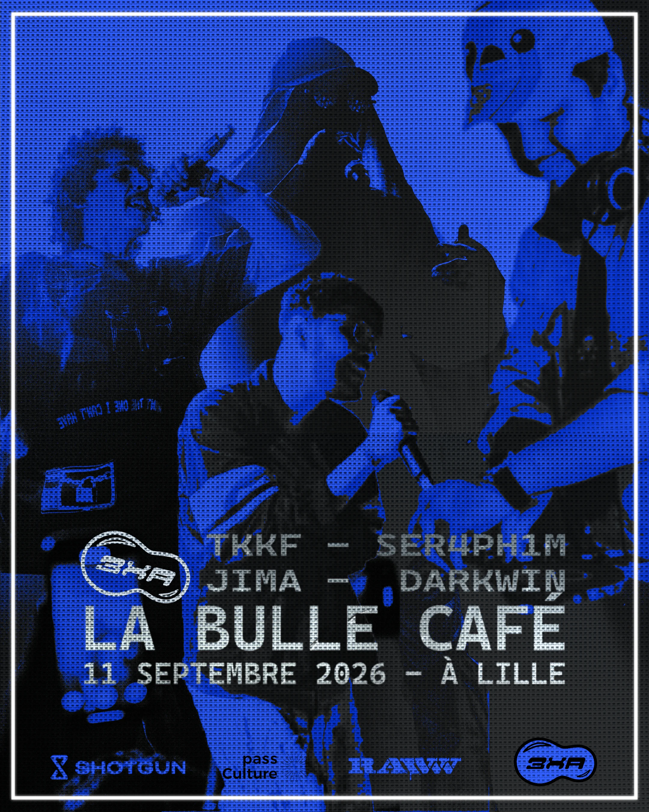 Rawww: Tkkf, Jima, Darkwin, Ser4ph1m À La Bulle Café