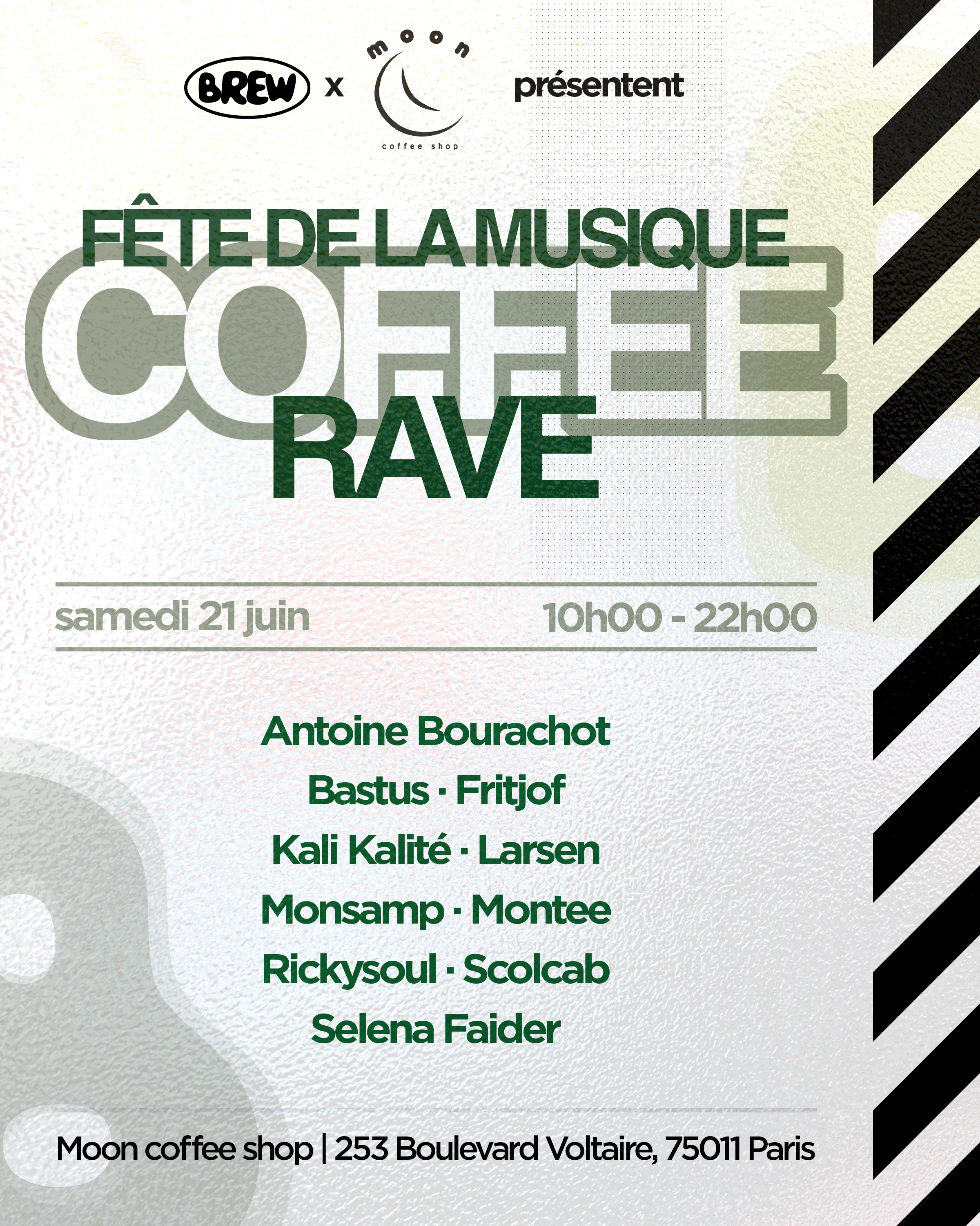 Brew X Moon Coffee Shop | Fête De La Musique
