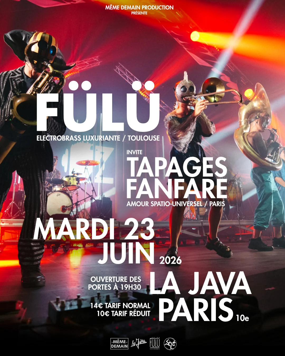 Fülü X Tapages Fanfare À La Java, Paris 10e