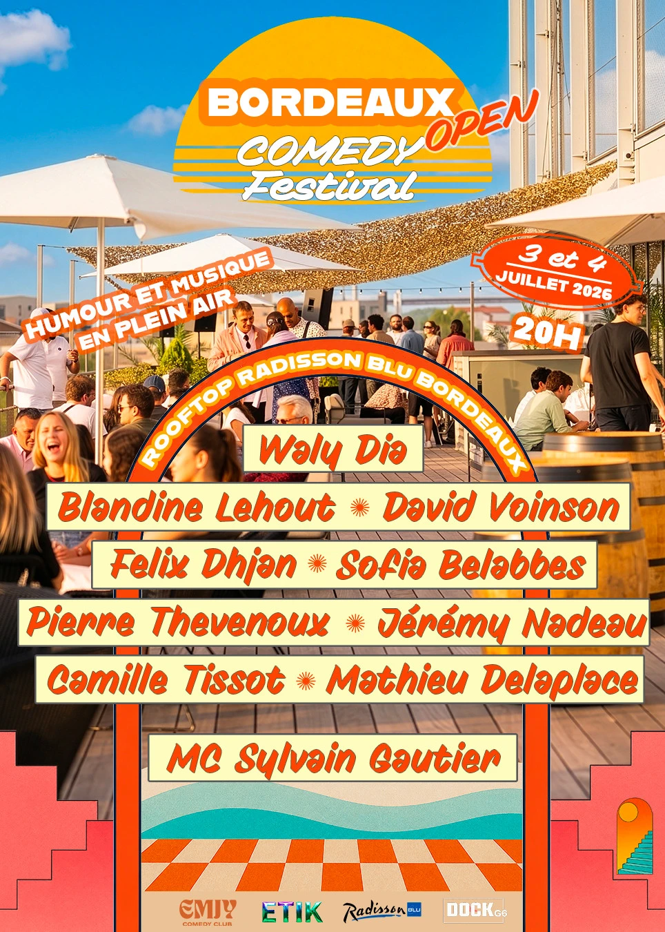 Bordeaux Open Comedy Festival - Rooftop Radisson Blu