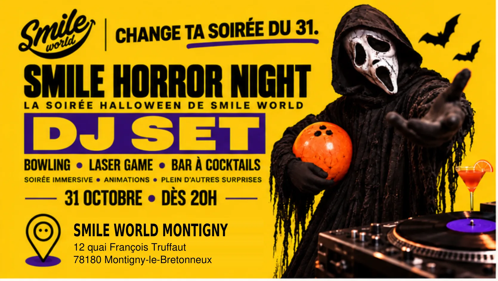 Smile Horror Night- Dj Set Montigny