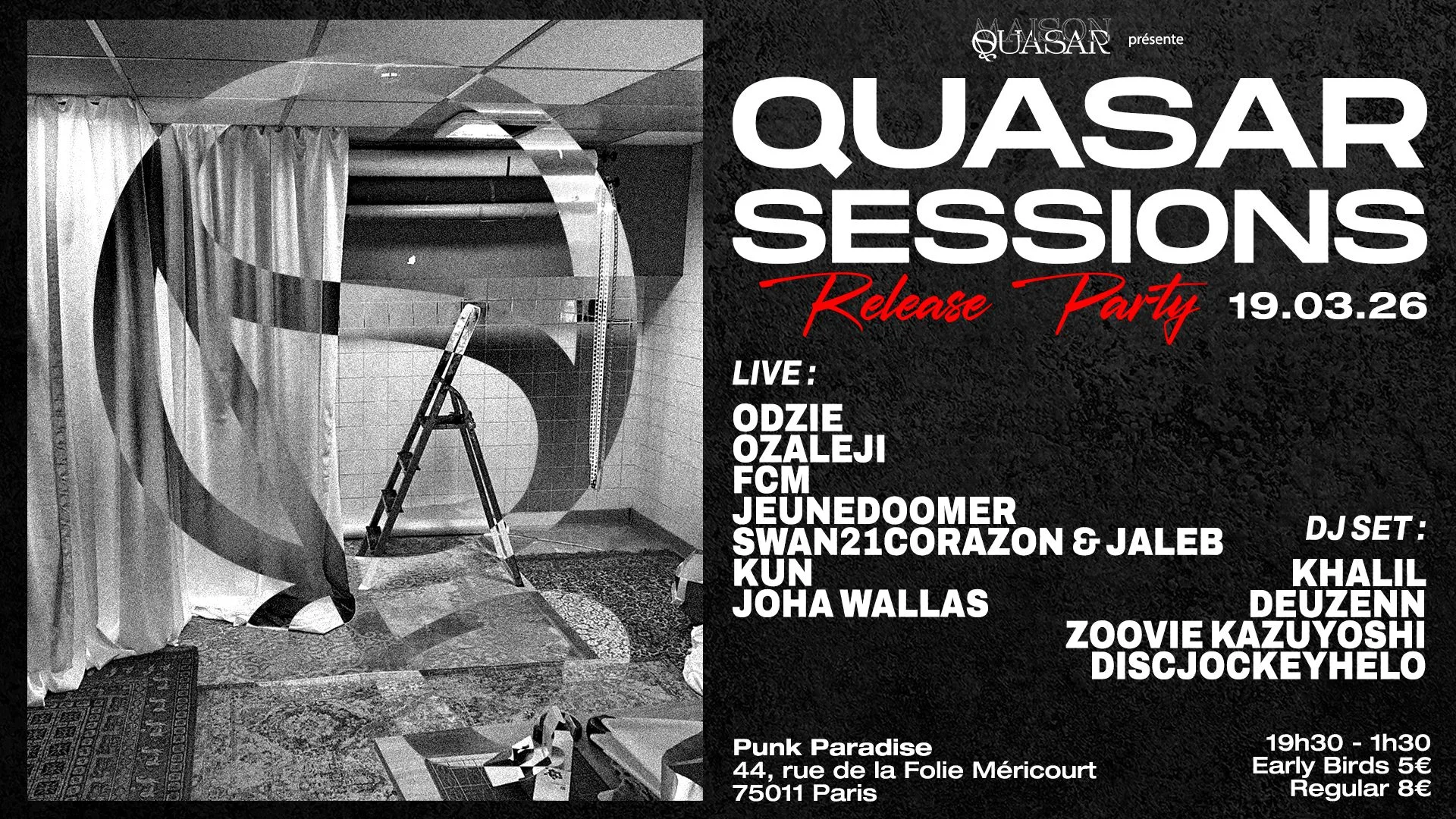 "Quasar Sessions" Release Party