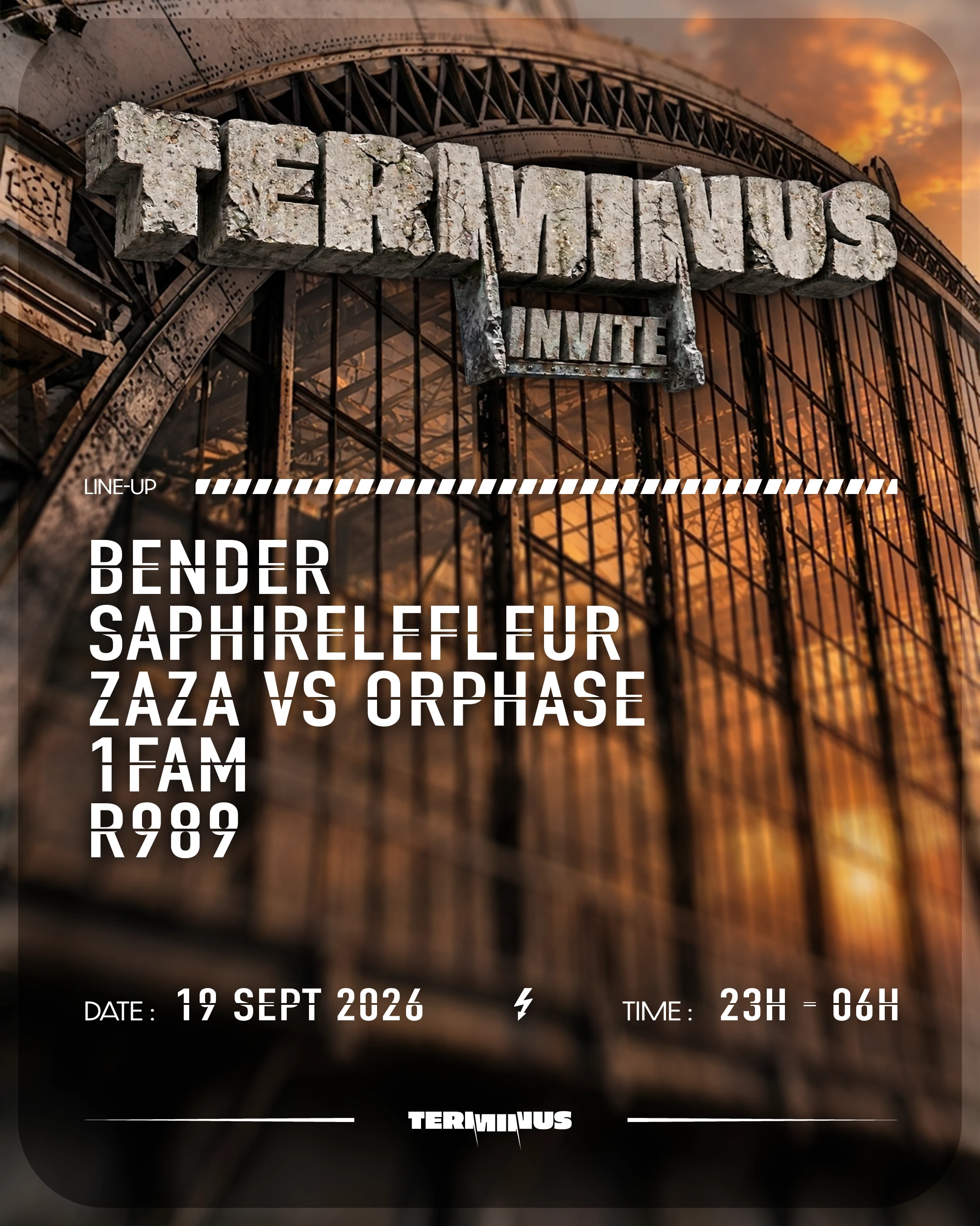 Terminus Invite Saphirelefleur | Zaza | 1fam & More