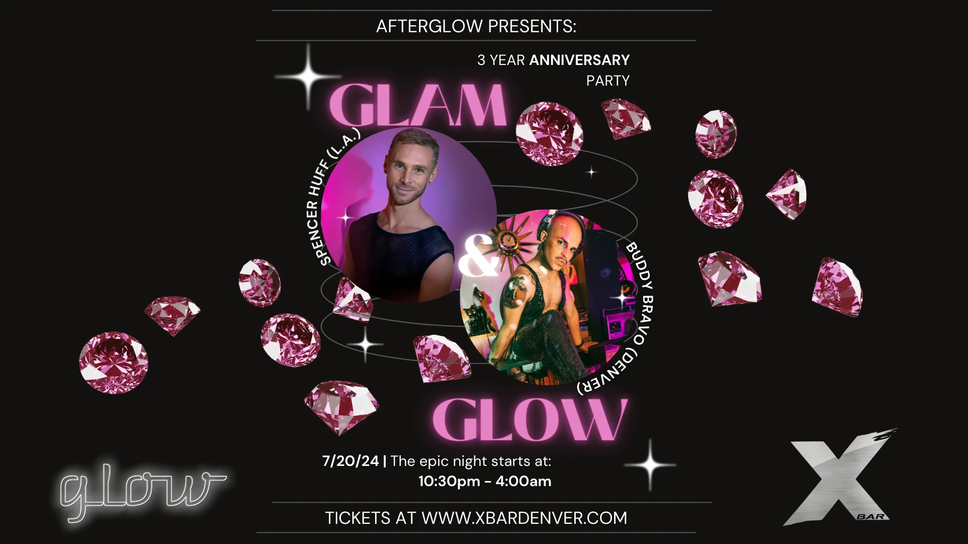 Afterglow Presents: Glam & Glow | 3 Year Anniversary Party
