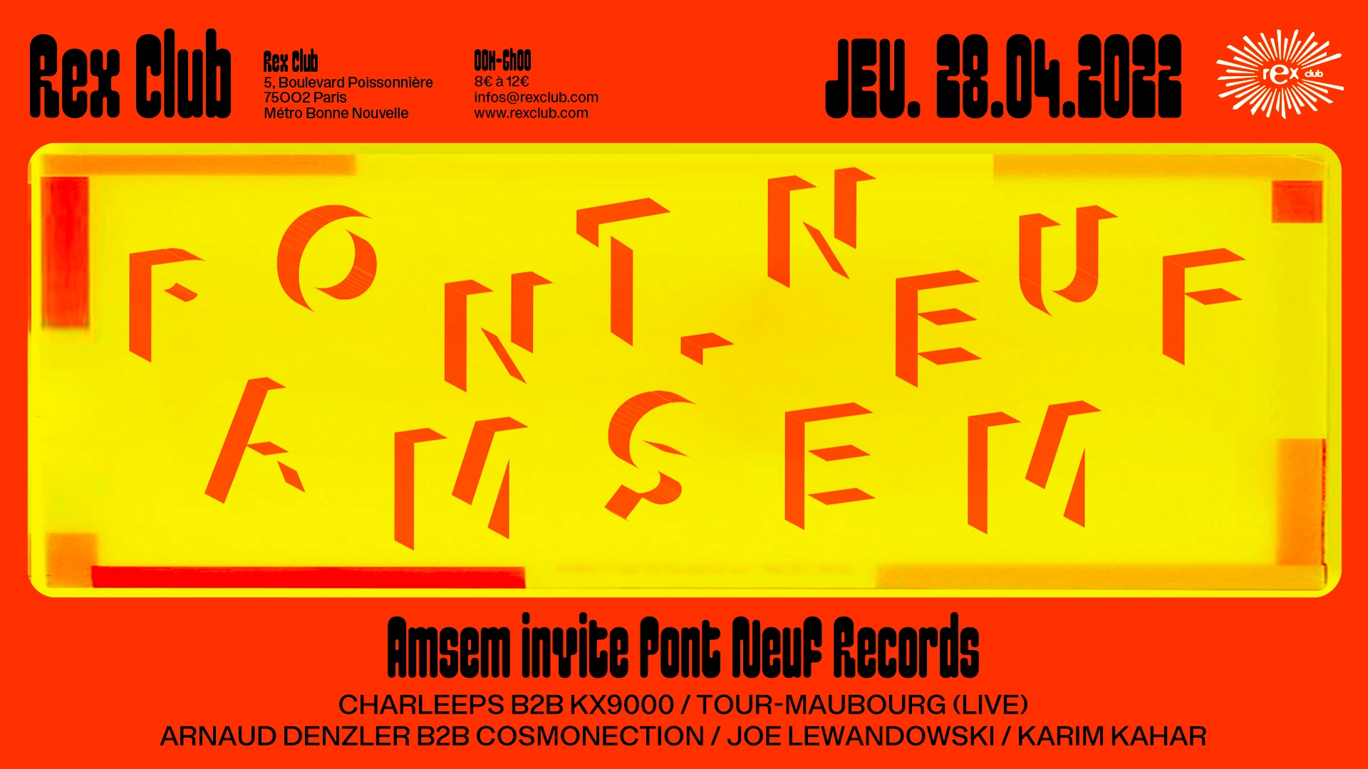 Amsem Invite Pont Neuf Records 