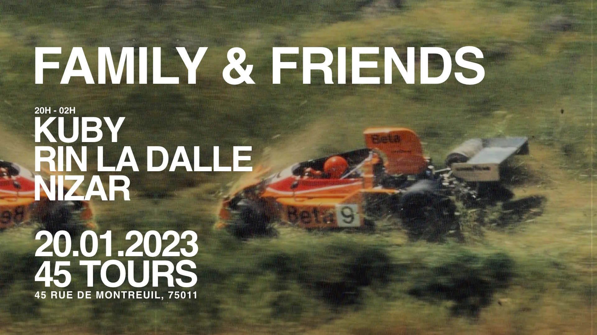 Family & Friends @45 Tours