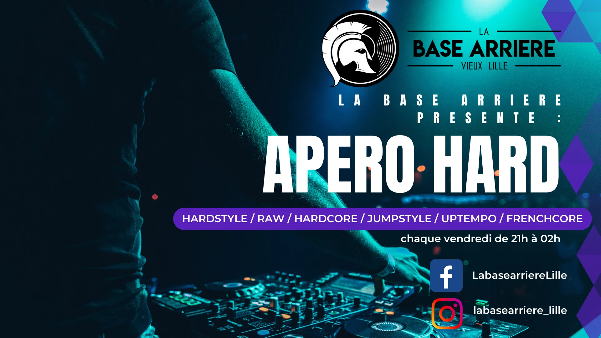 Apéro Hard @ La Base Arrière 9 Février