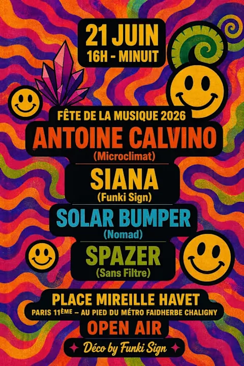 Fete De La Musique - Open Air Gratuit - House To Hardgroove