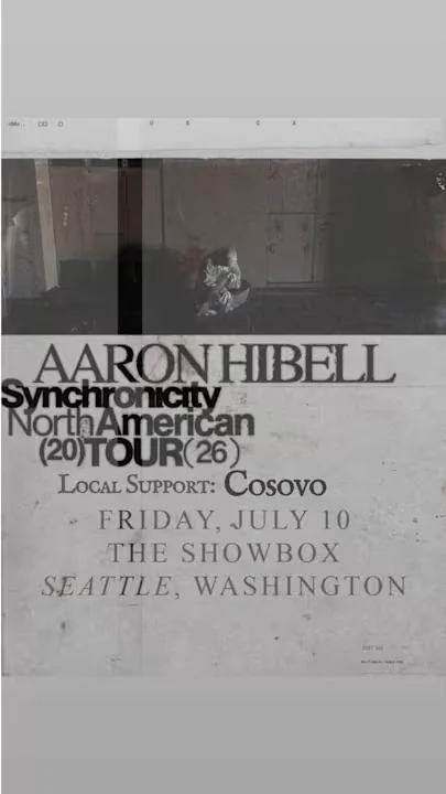 Aaron Hibell @ The Showbox