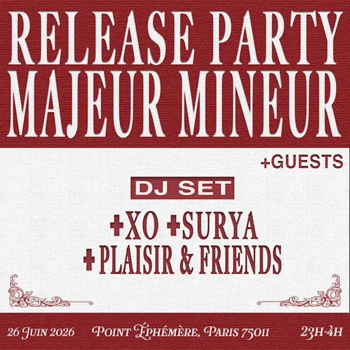 Majeur-Mineur @ Point Éphémère