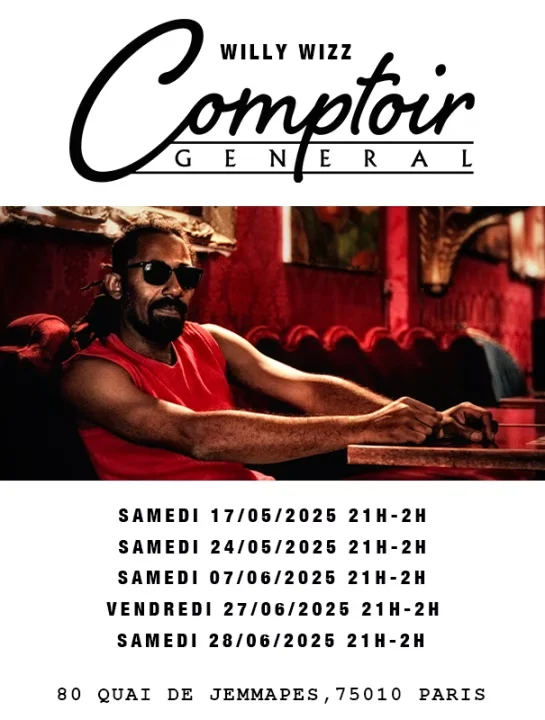 Willy Wizz Dj Sets @ Comptoir Général, Paris