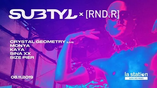 Subtyl X Rnd. ⏐ Crystal Geometry, Monya, Size Pier