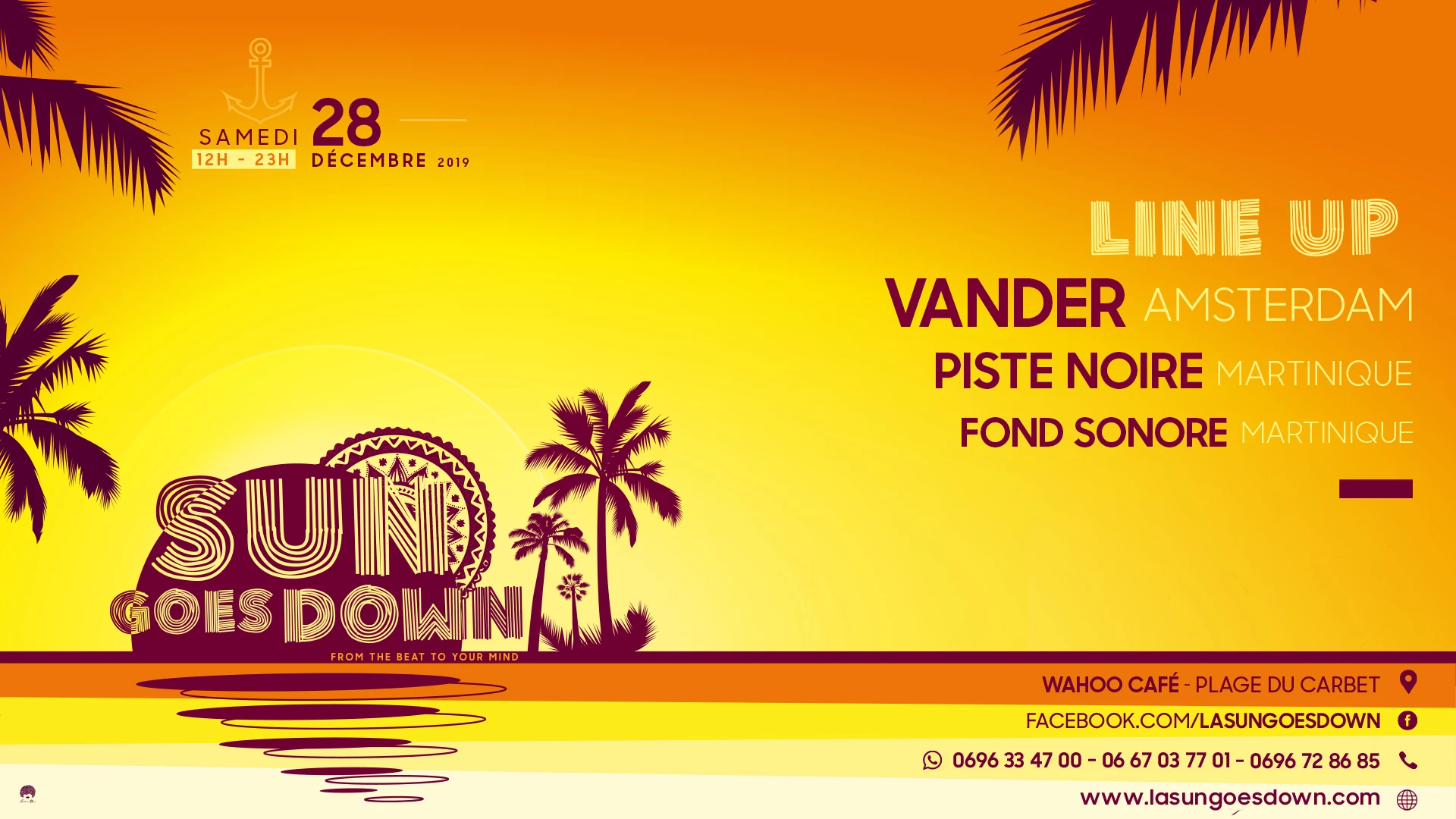 La Sun Goes Down- Vander (Nl) / Piste Noire (Mq) / Fond Sonore (Mq) 