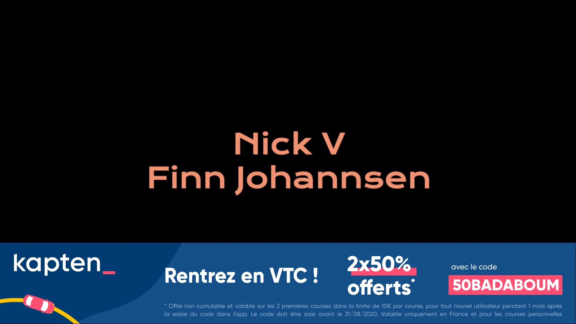 Badaboum Club : Nick V + Finn Johannsen All Night Long