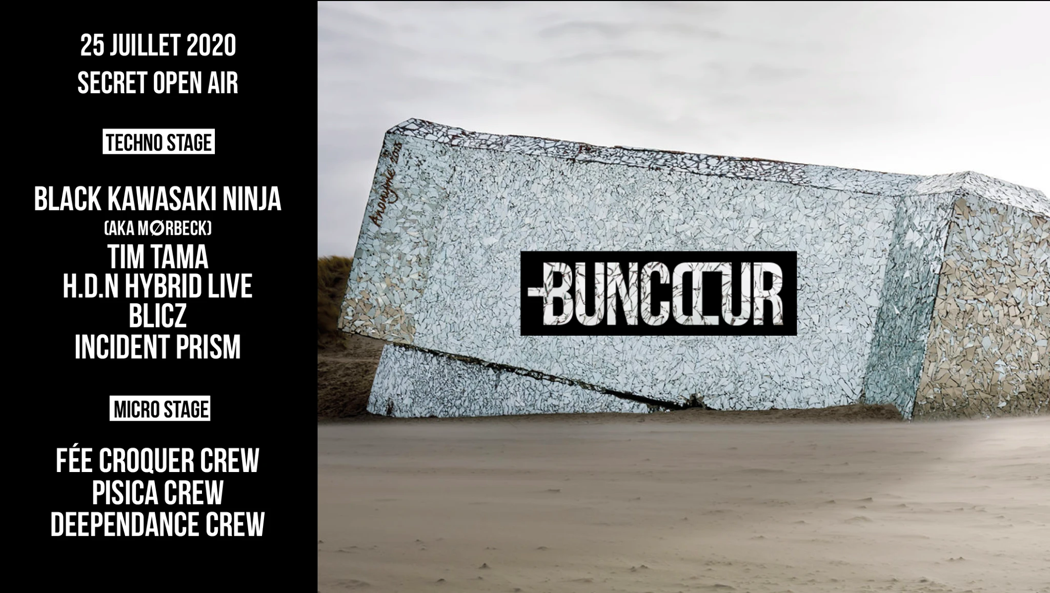 Buncœur Secret Open Air /// 2 Stages /// 4000m2