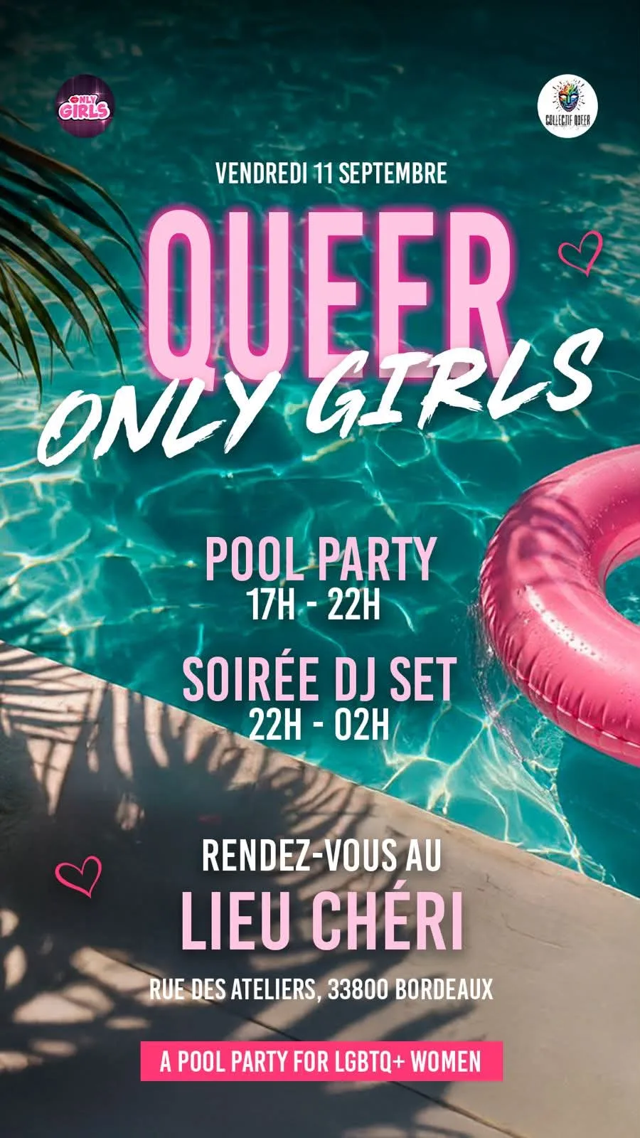 Pool Party Queer Only Girls