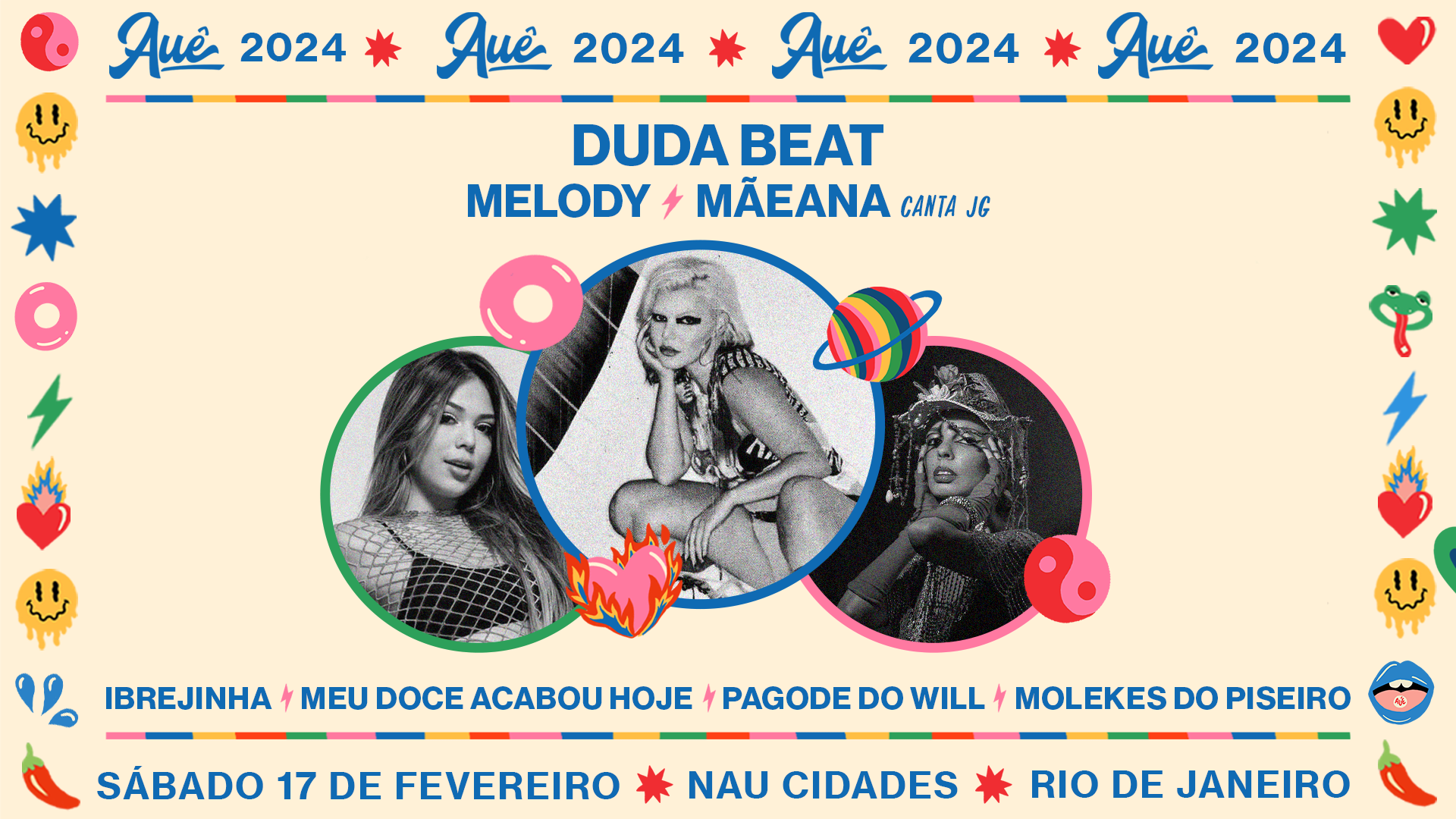 Auê : Duda Beat, Melody, Mãeana Canta Jg
