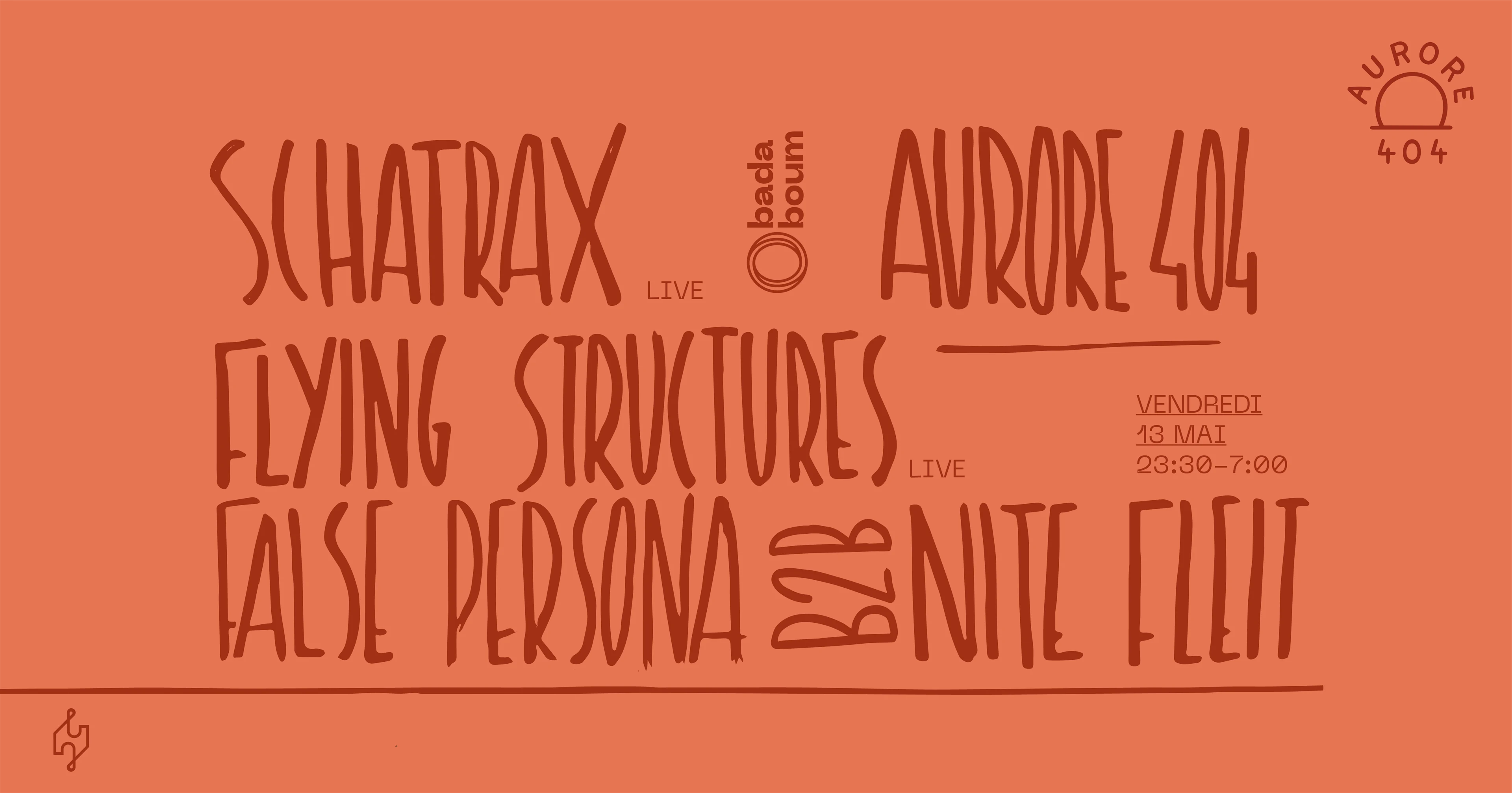 Aurore 404 Anniversary - Schatrax Live, False Persona B2b Nite Fleit