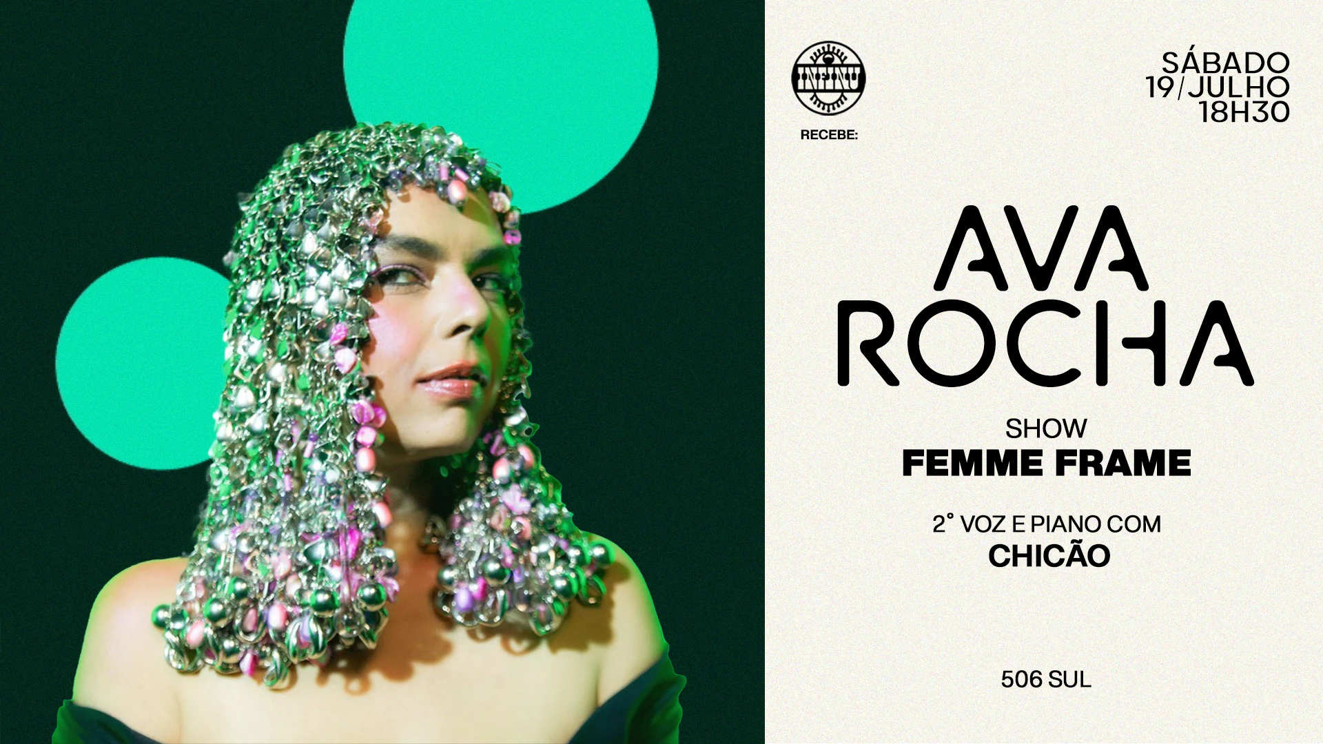 Infinu Recebe Ava Rocha E O Show Femme Frame Em Brasília