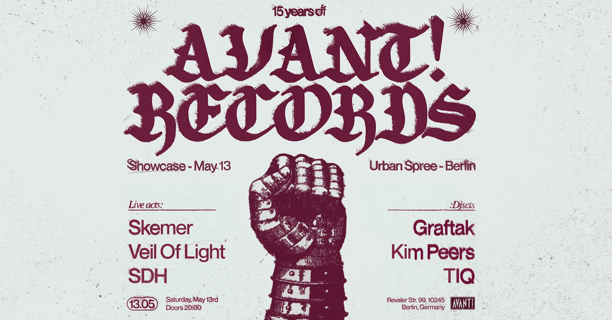 Avant! Records_Berlin Showcase_15th Anniversary