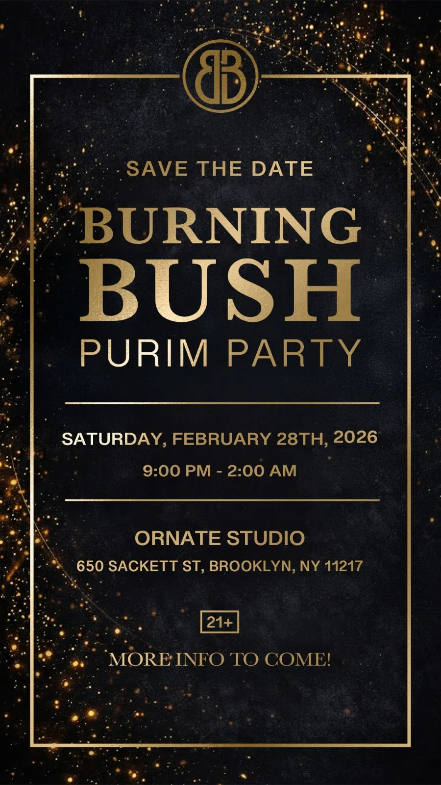 Burning Bush Purim Party