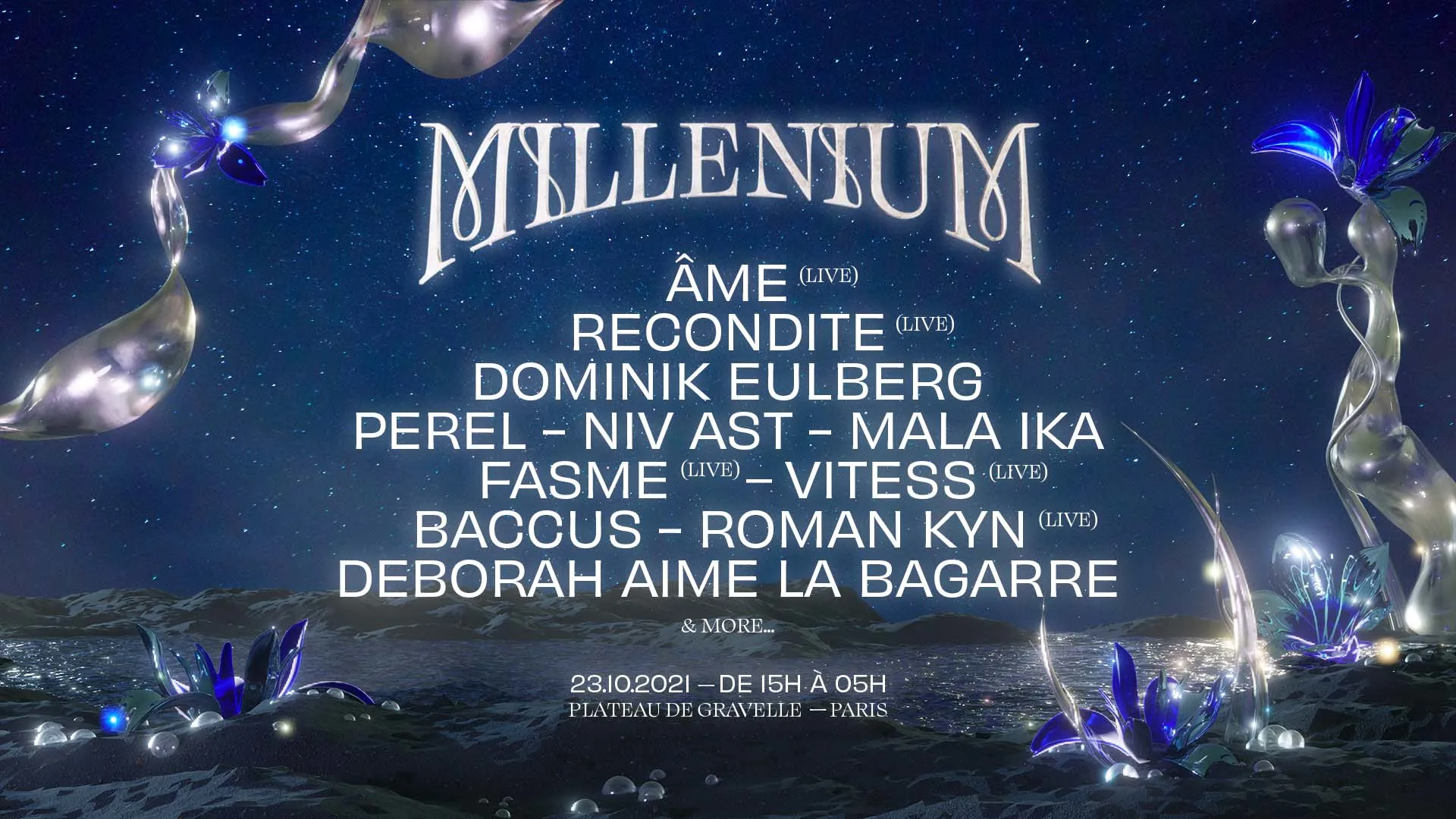 Millenium : Ame, Recondite, Dominik Eulberg, Perel & More 