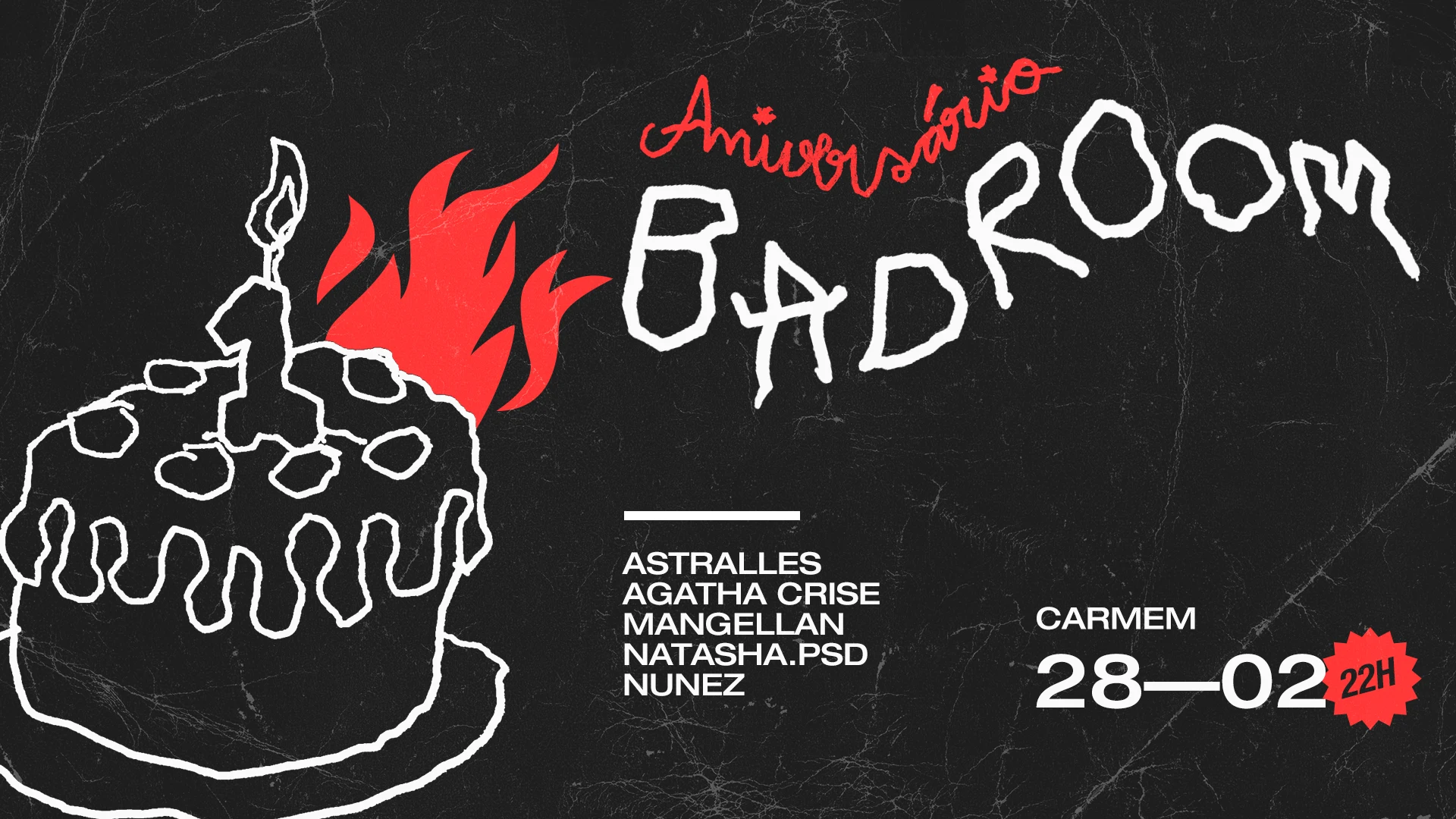 Aniversário Badroom No Carmem