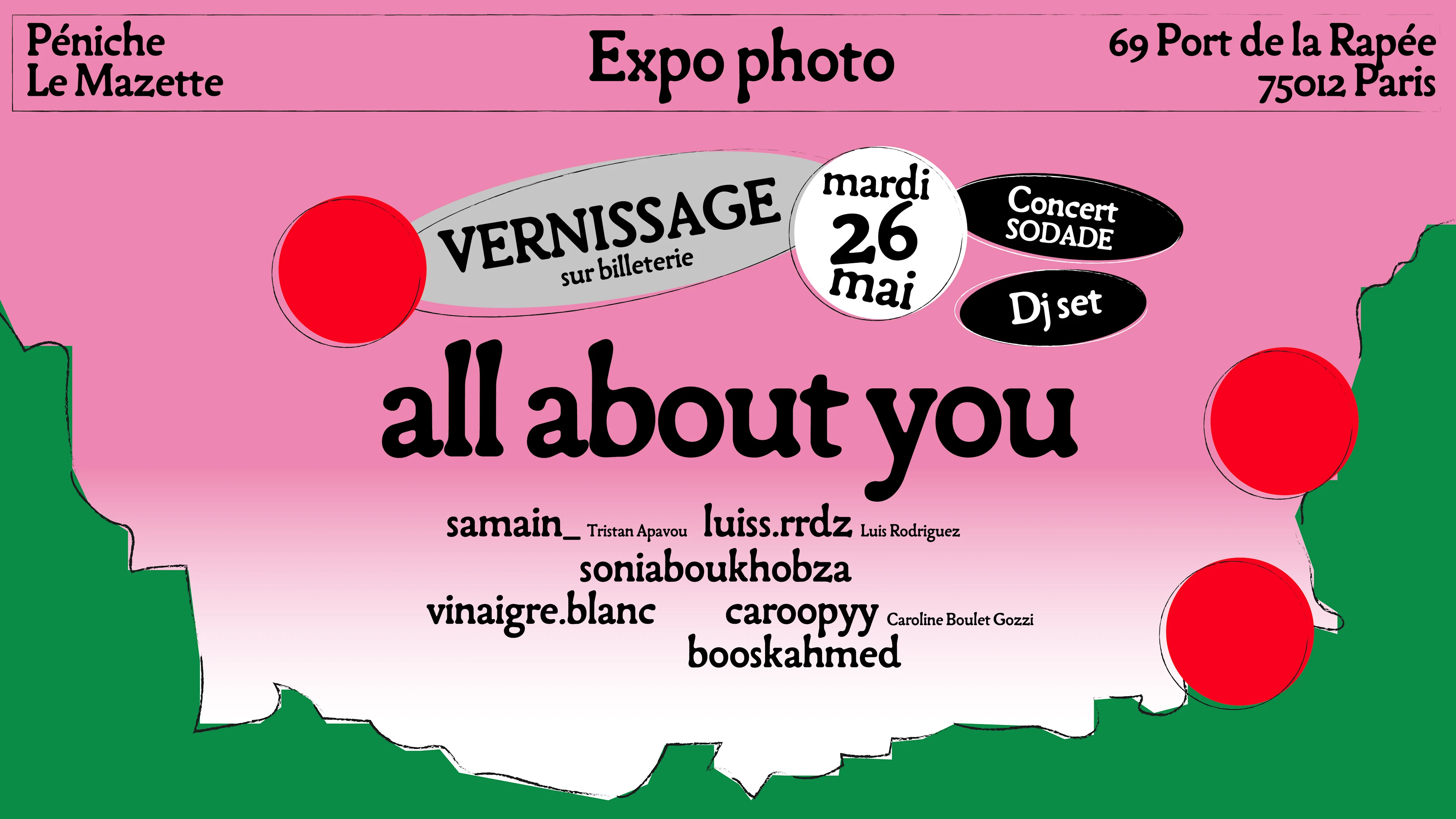 All About You : Exposition, Live & Dj Set