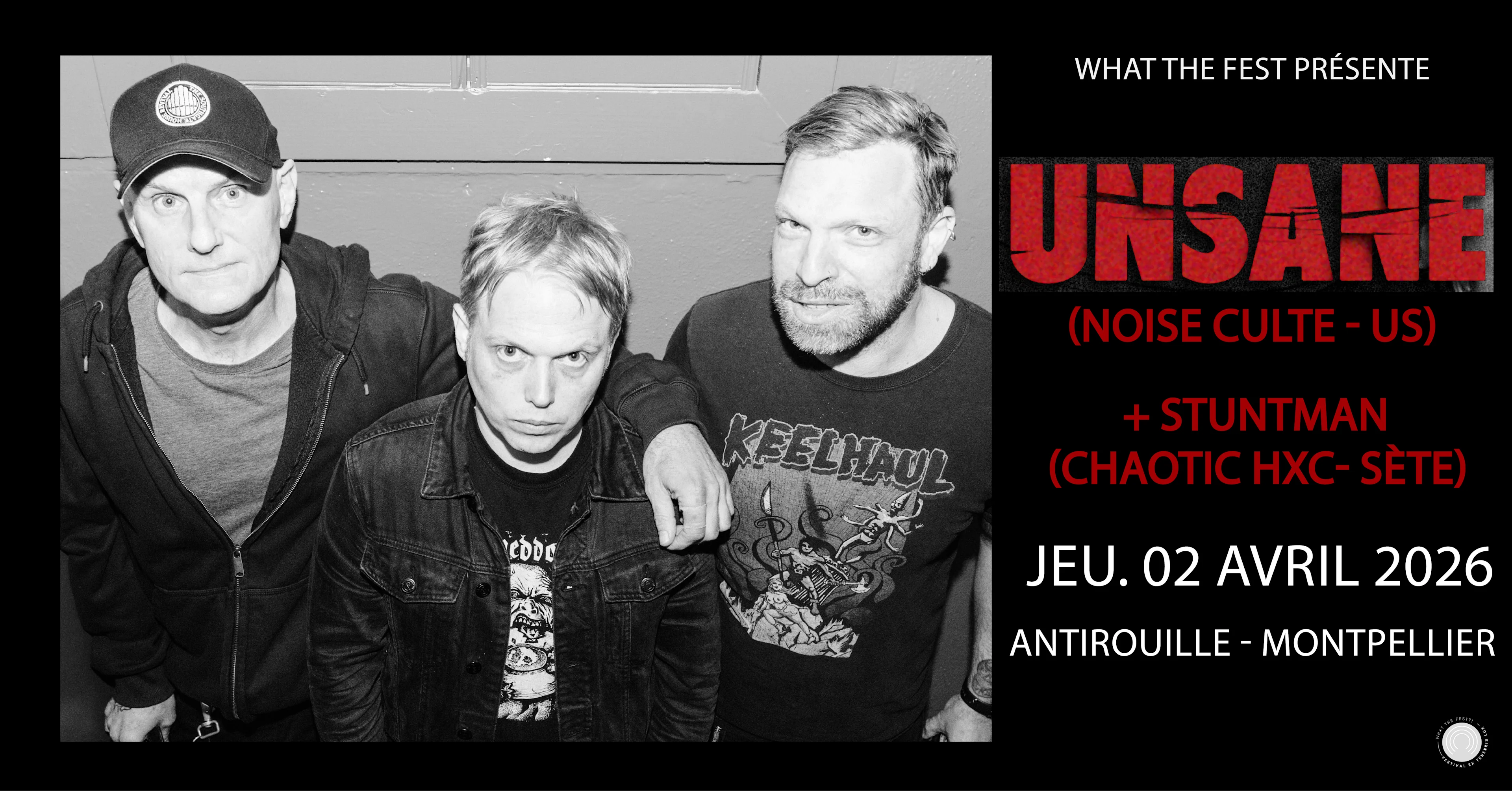 Unsane + Stuntman | Antirouille | Montpellier
