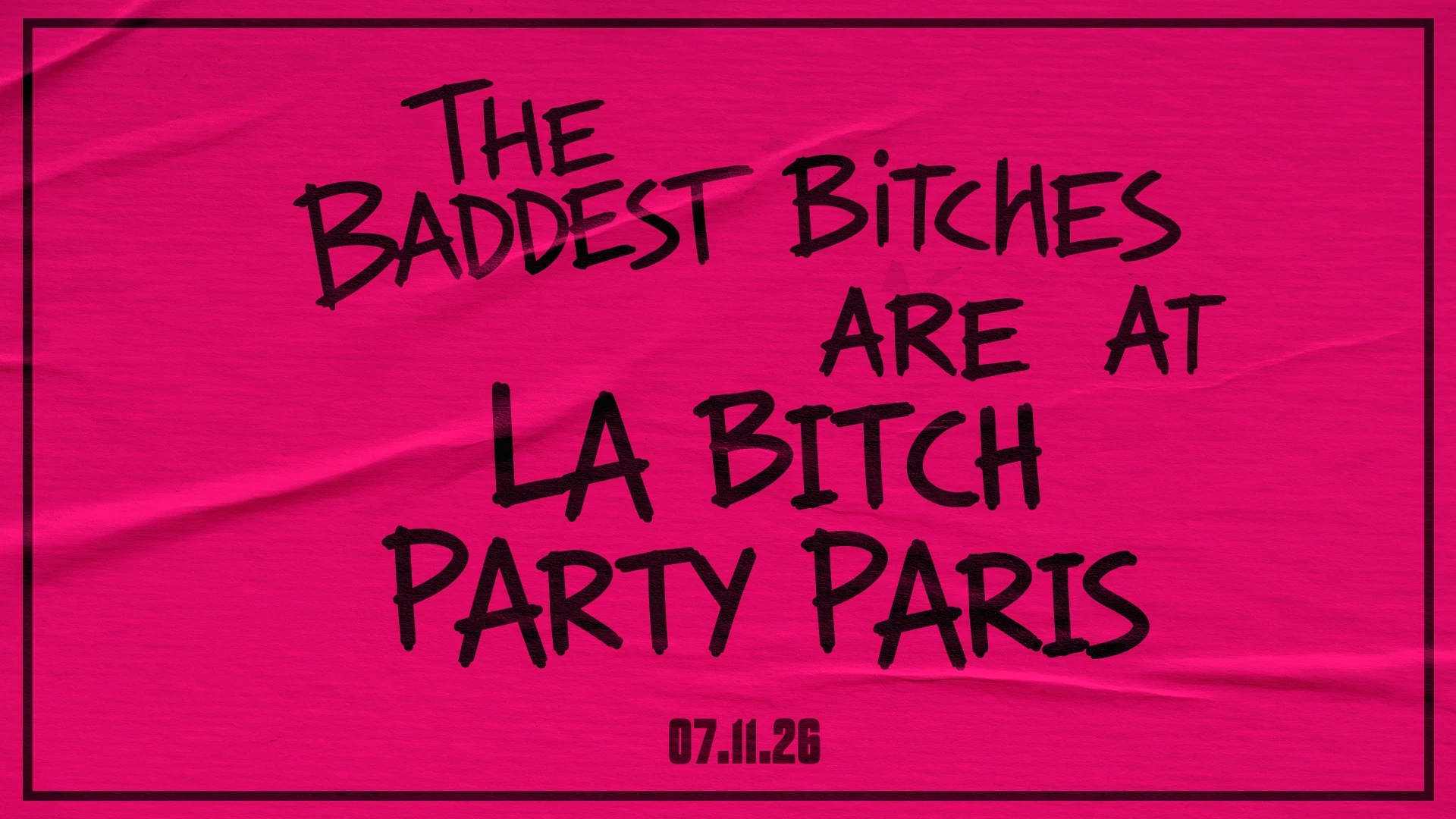 It's Baddest Bitch Party
