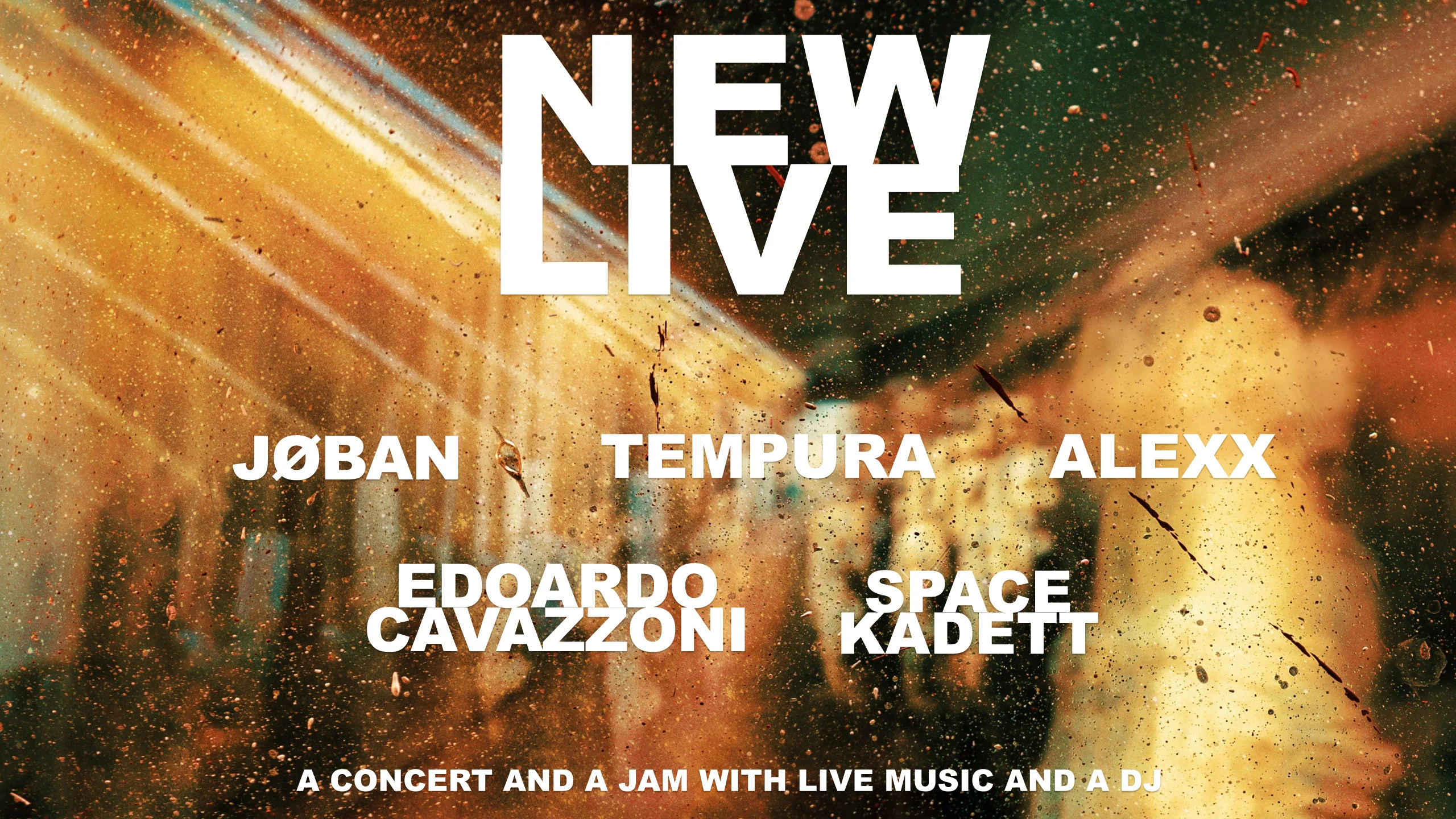 New Live W/ Tempura, Jøban, Alexx - Sat29mar