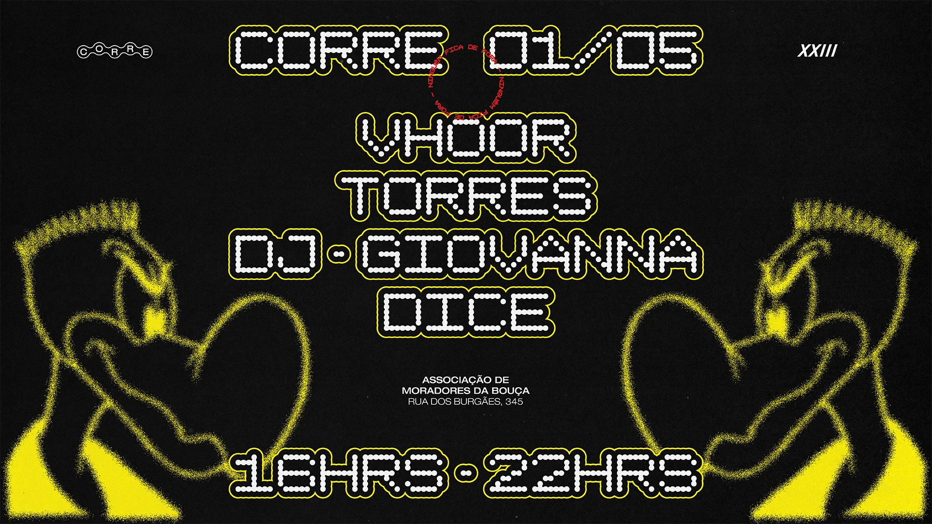 Corre: Vhoor, Torres, Dj Giovanna, Dice