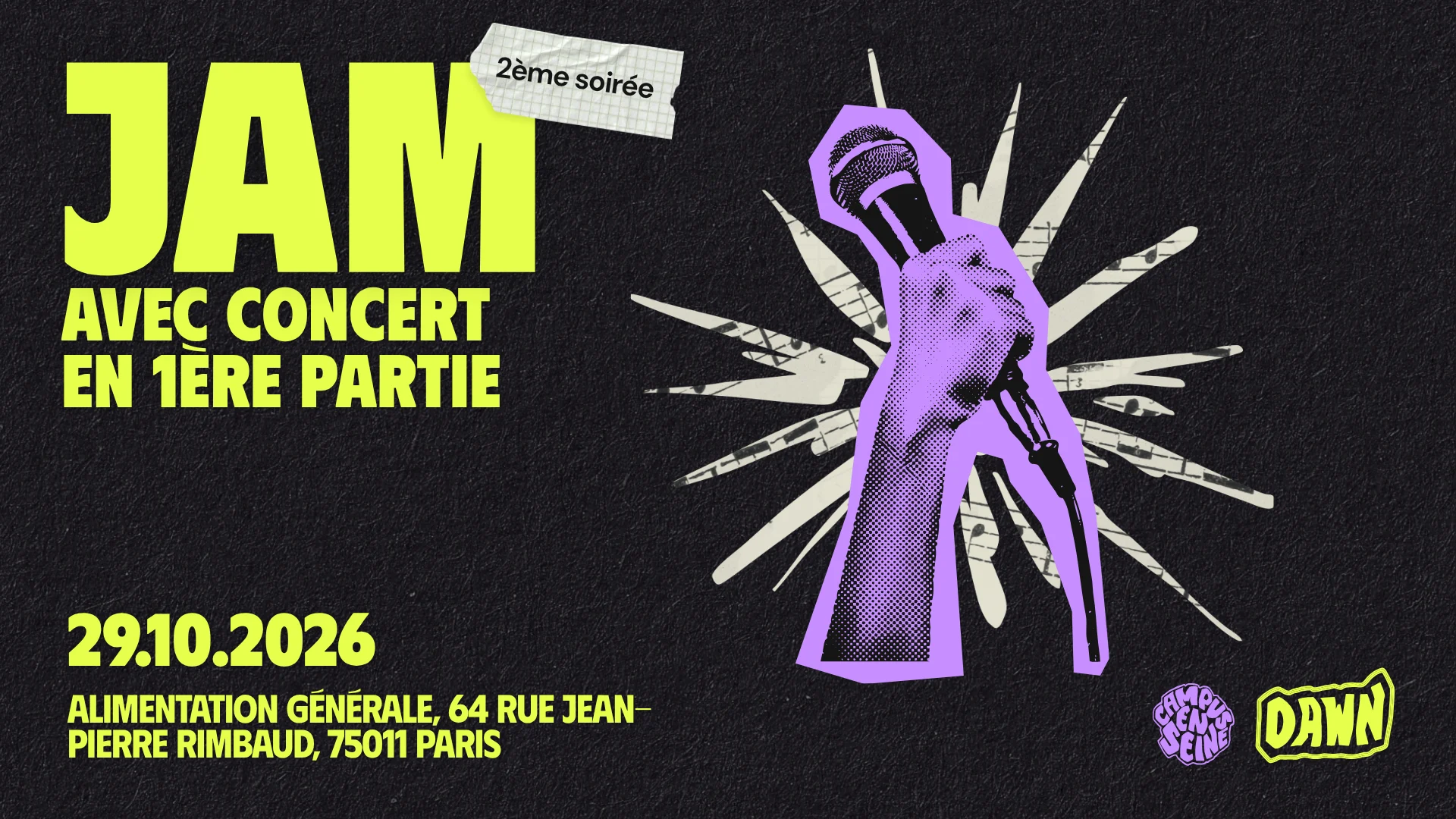 Dawn Deuxième Soirée - Session Jam & Special Guest