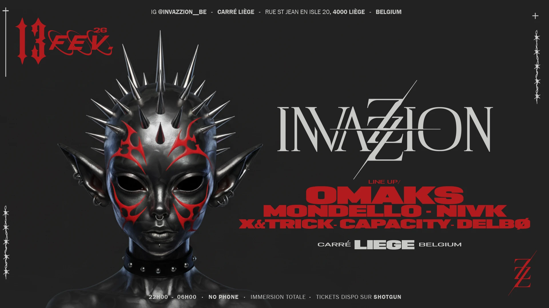 Invazzion —  360° Stage —  Liège