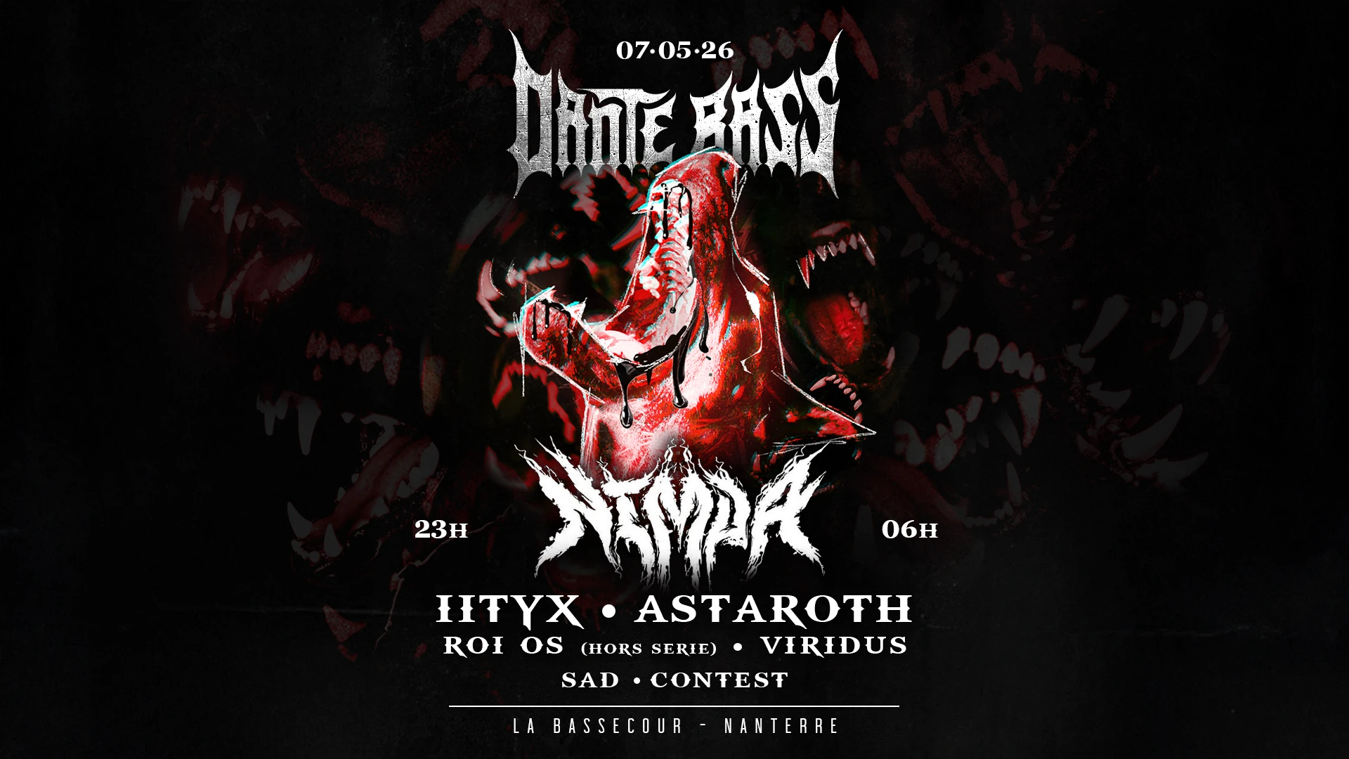 Dante Bass Invite Nimda, Iityx & More