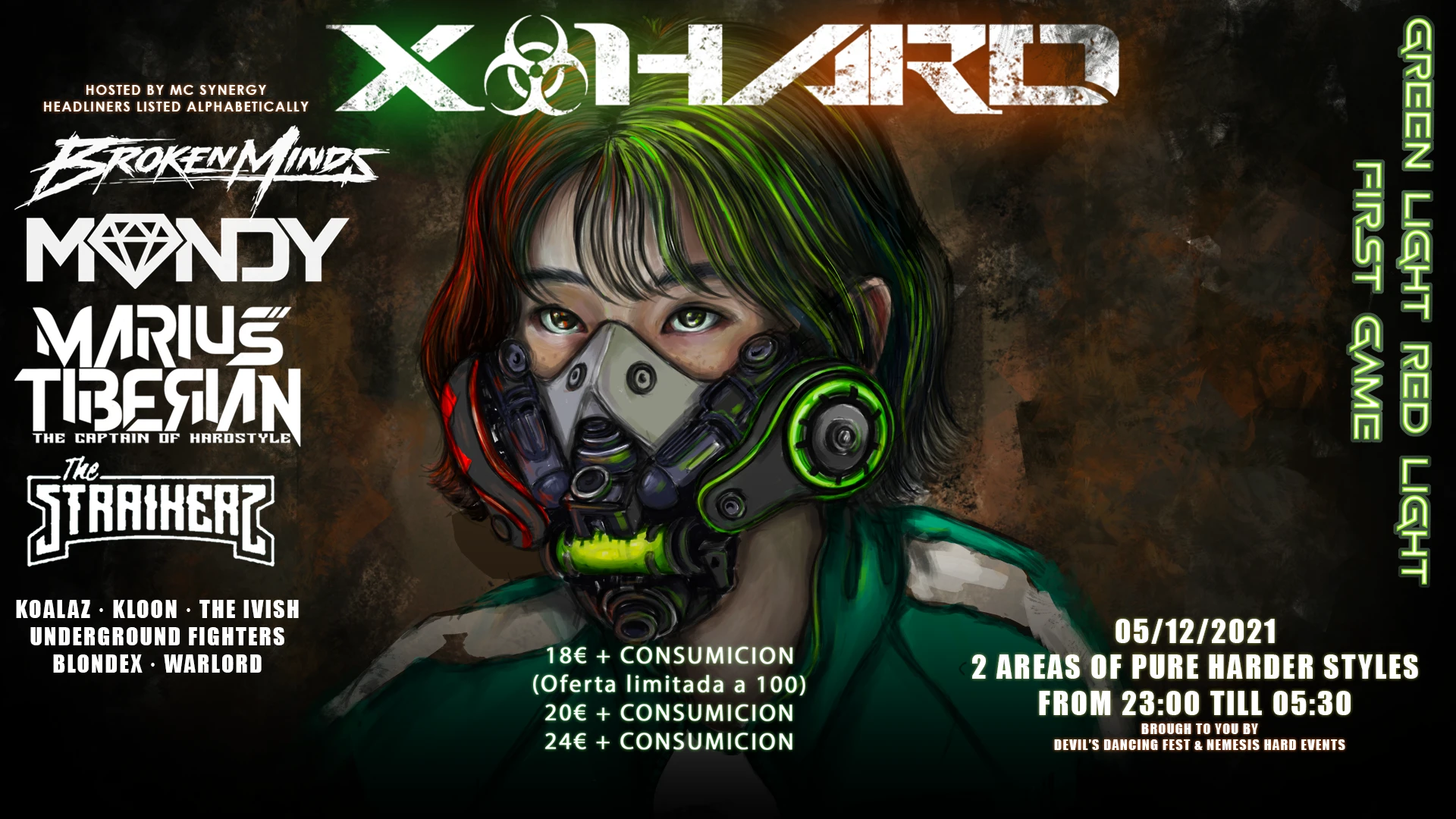 Devil's Dancing Fest & Nemesis Hard Events Present X-Hard