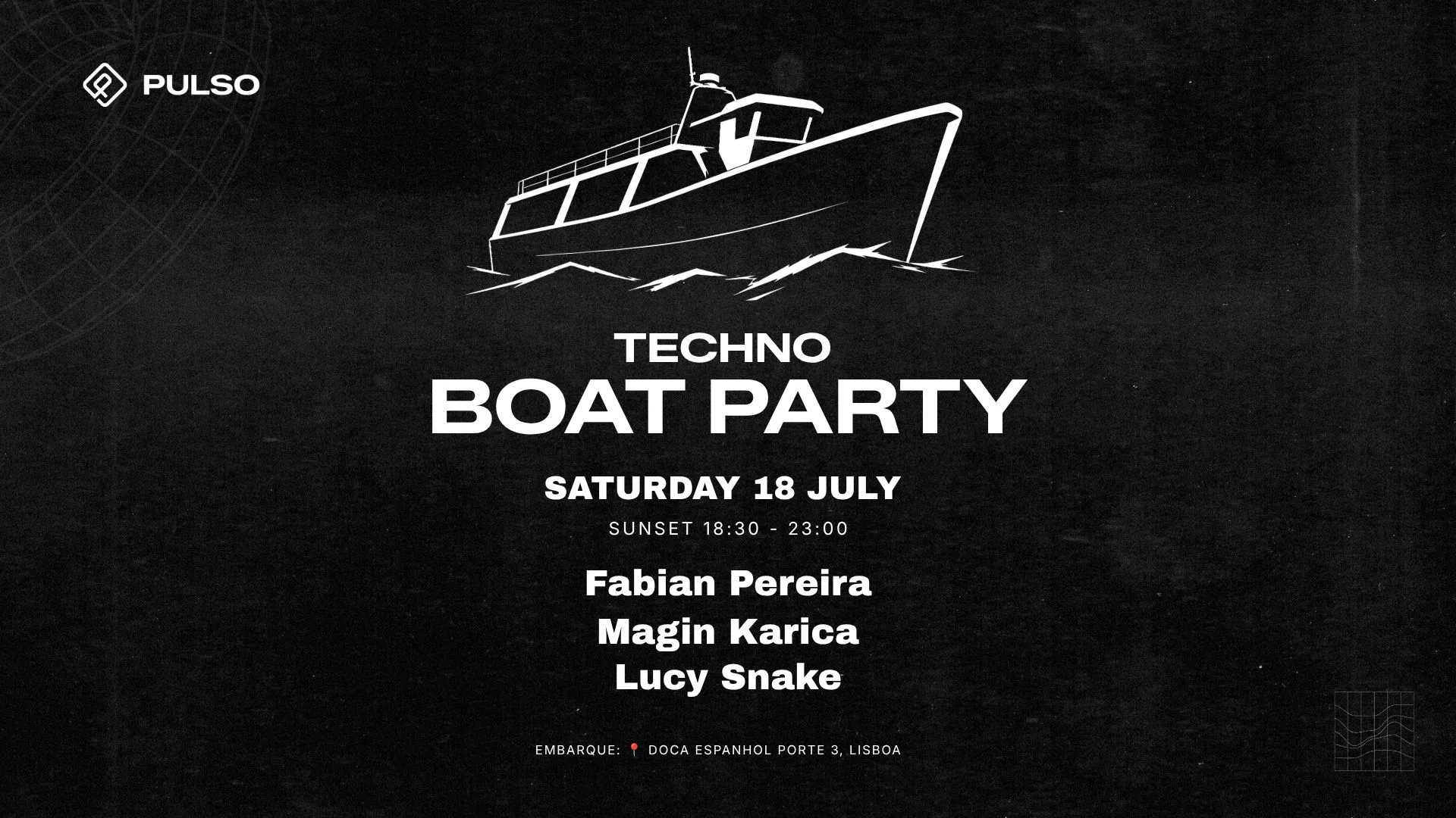 Pulso 001 · Techno Boat Party