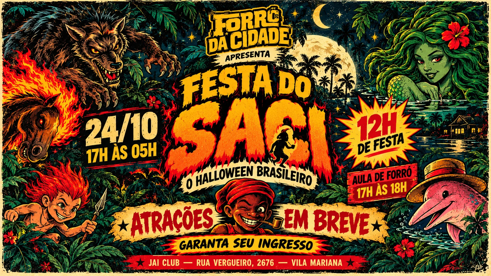 Festa Do Saci — O Halloween Brasileiro | Forró Da Cidade