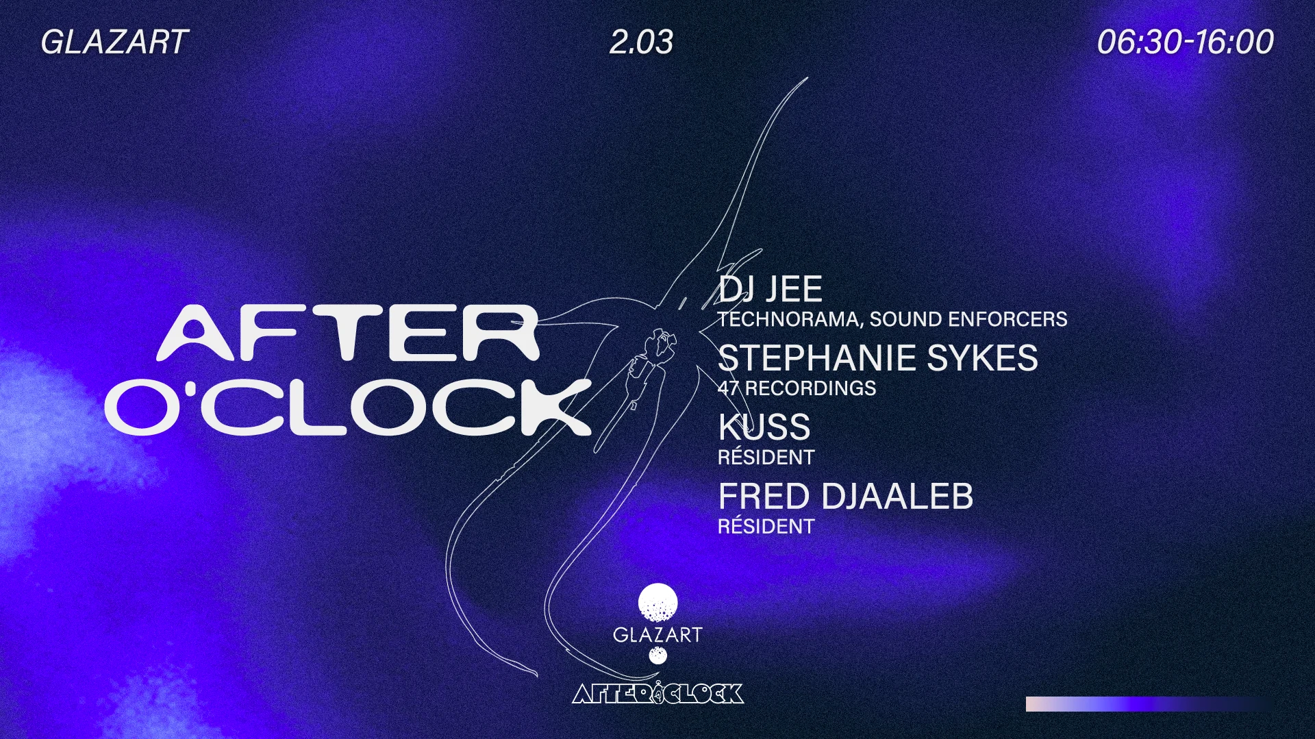 After O'clock : Dj Jee - Kuss - Stephanie Sykes & More