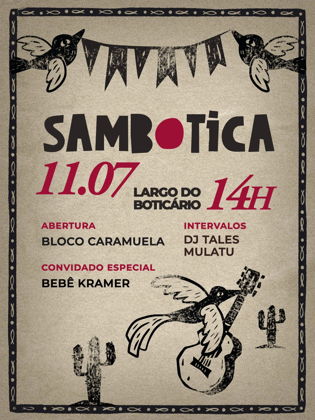 Arraiá Do Sambotica No Largo Do Boticário
