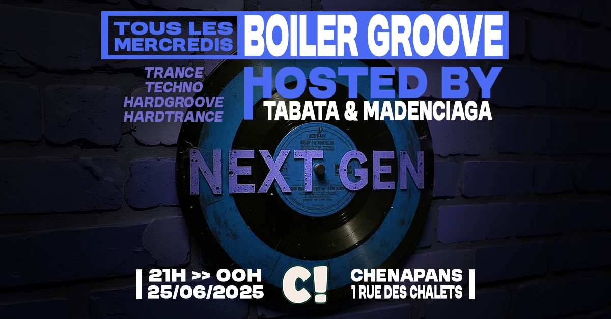 Boiler Groove - Tous Les Mercredis - Tabata & Madenciaga