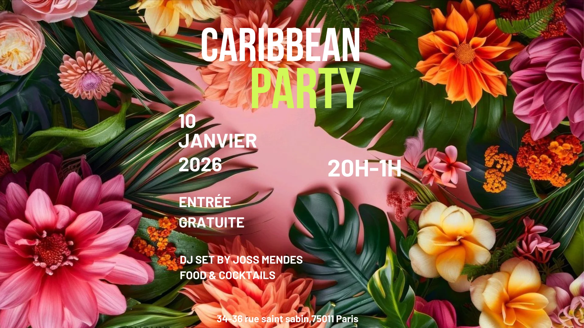 Soirée Caraïbes