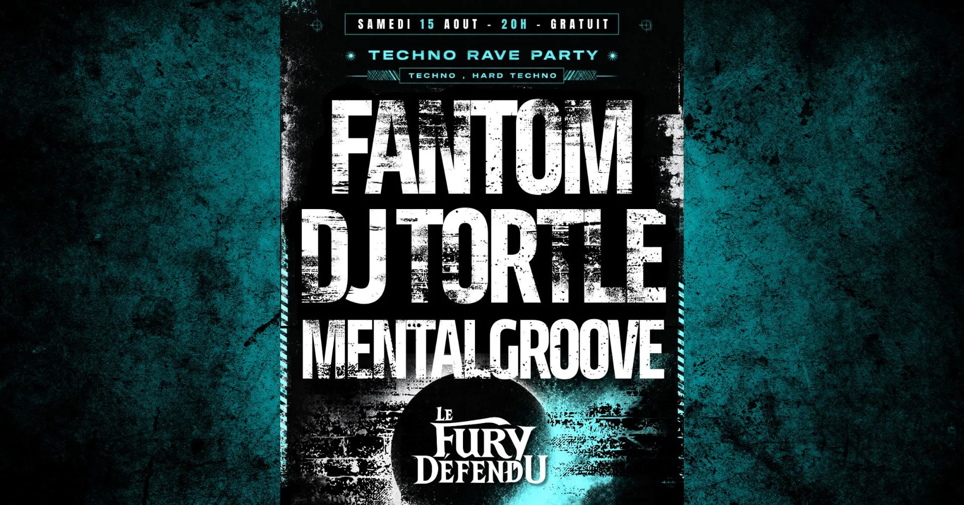 Techno Rave Party - Fantom / Dj Tortle / Mentalgroove