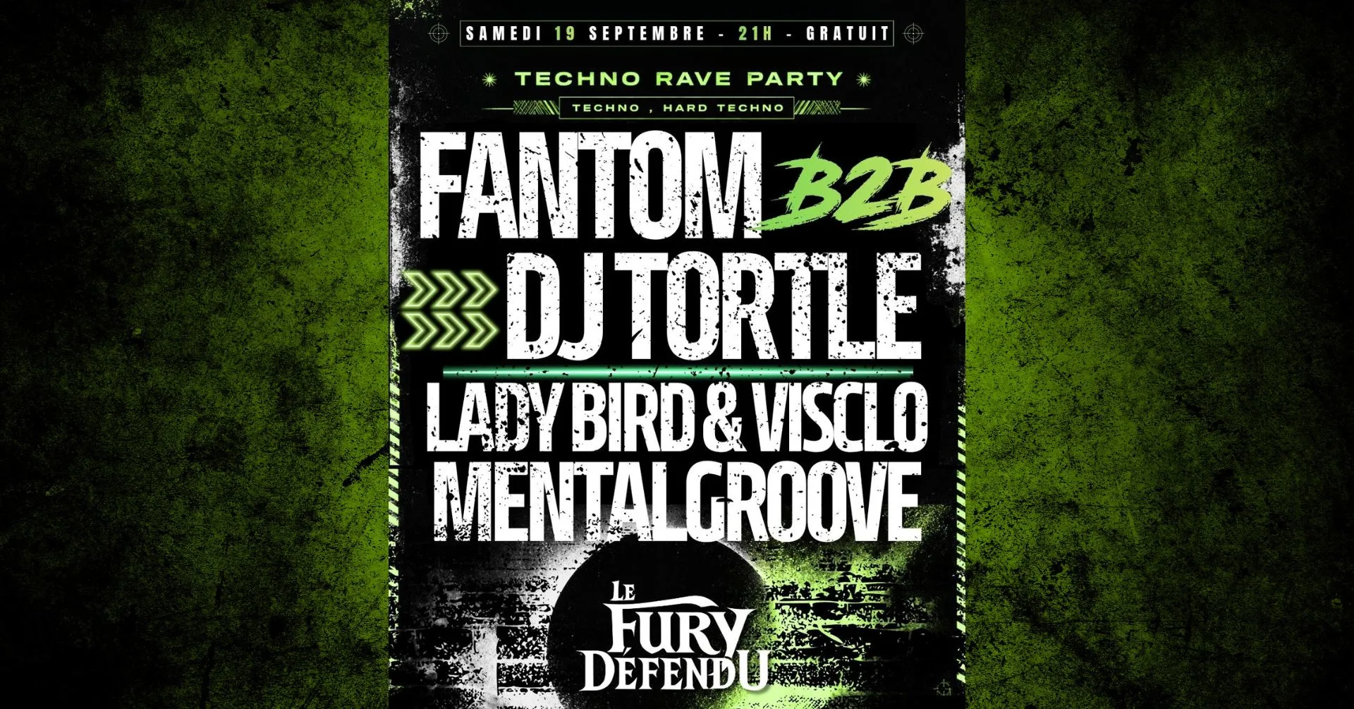 Techno Rave Party - Fantom Vs Dj Tortle – Round 3