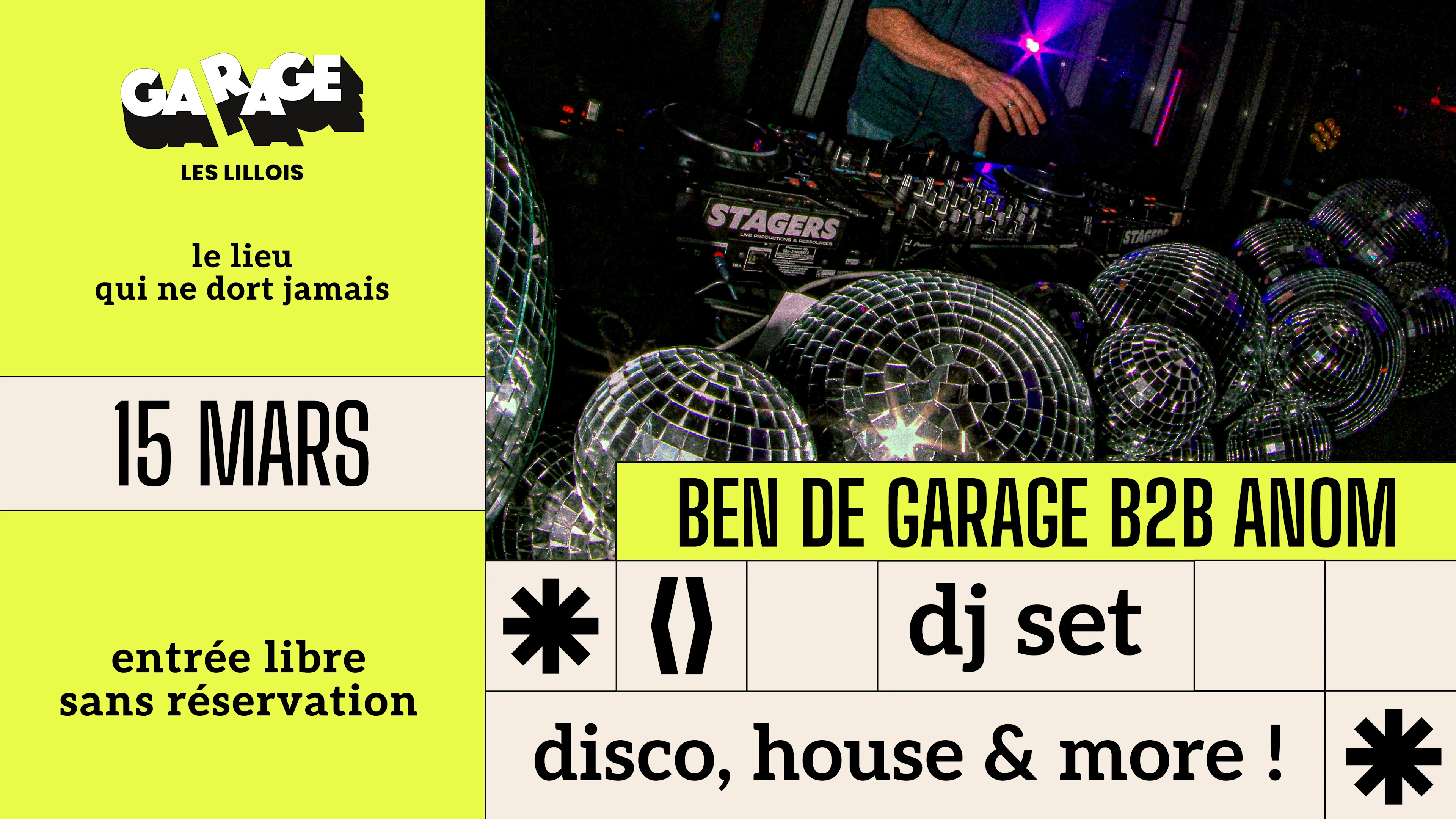 Soirée Disco À Garage - Dj Set Ben De Garage X Anom