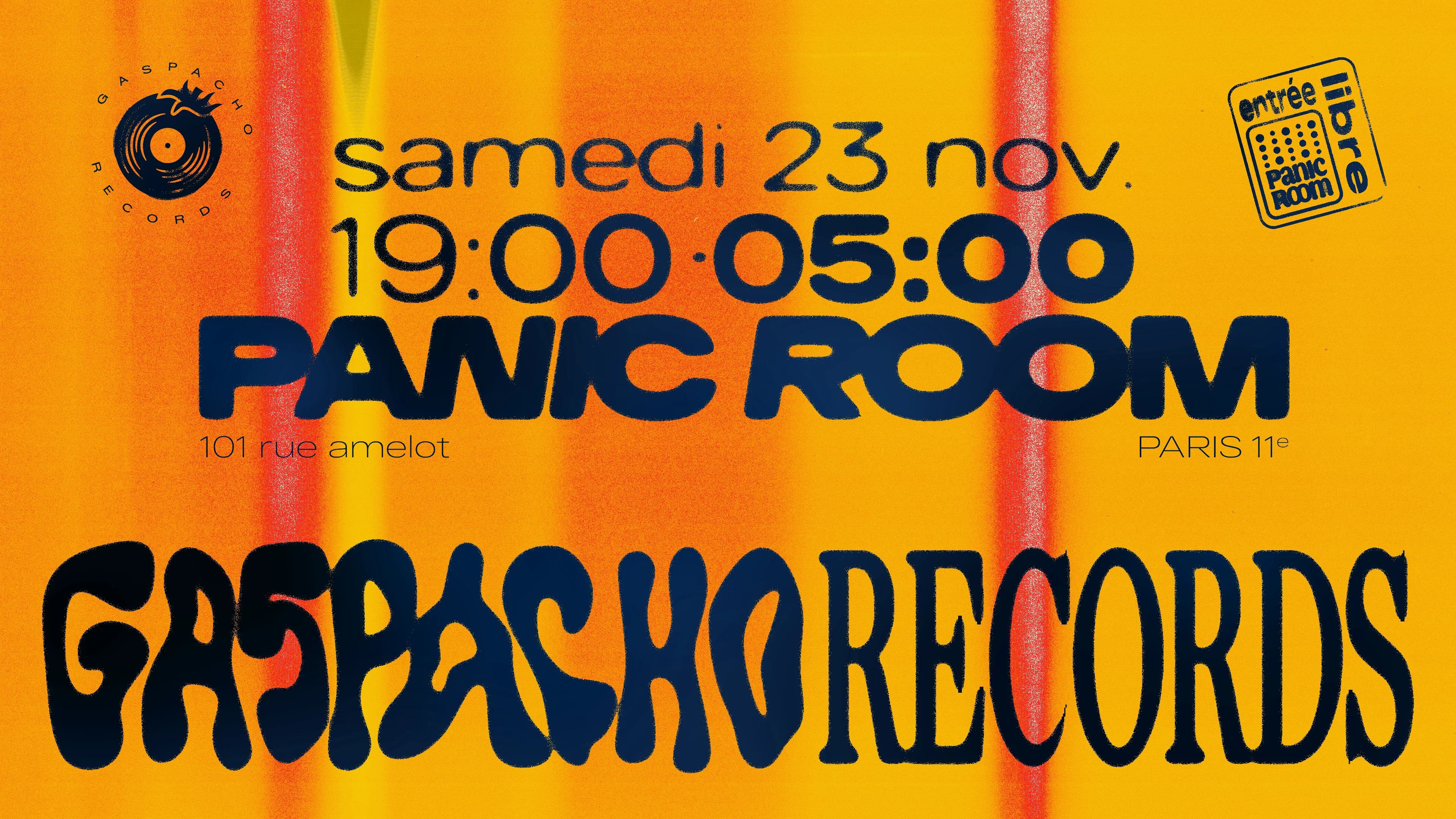 Gaspacho Records Revient Au Panic Room