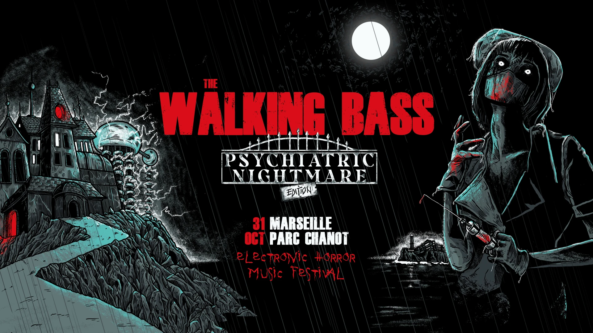 The Walking Bass Festival : Psychiatric Nightmare Edition