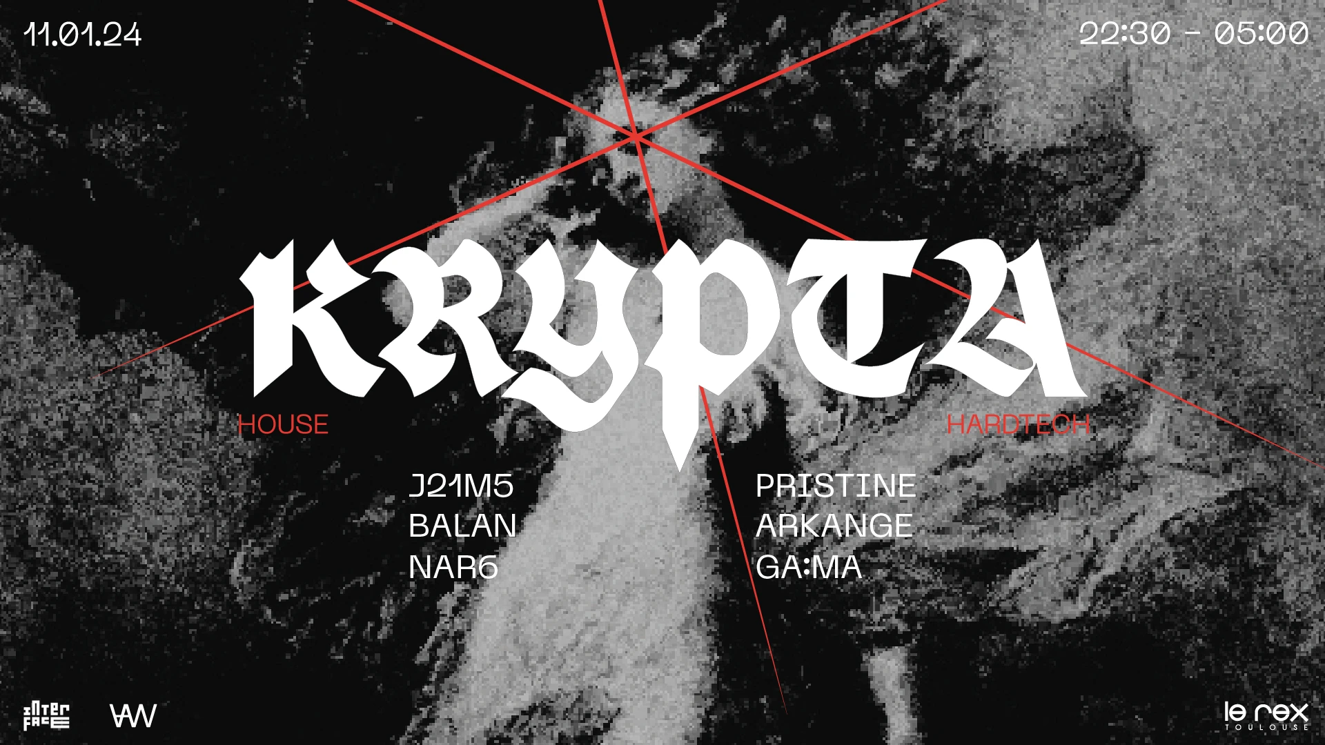 Krypta - Le Rex X Interface X Aaw